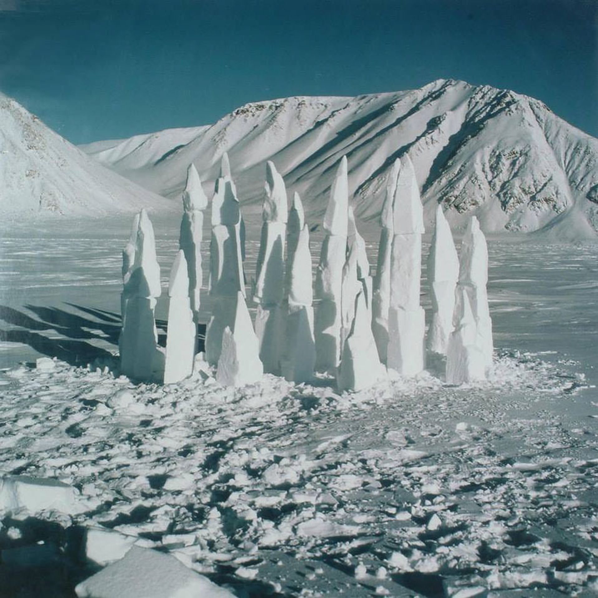 Carved and stacked, Grise Fjord