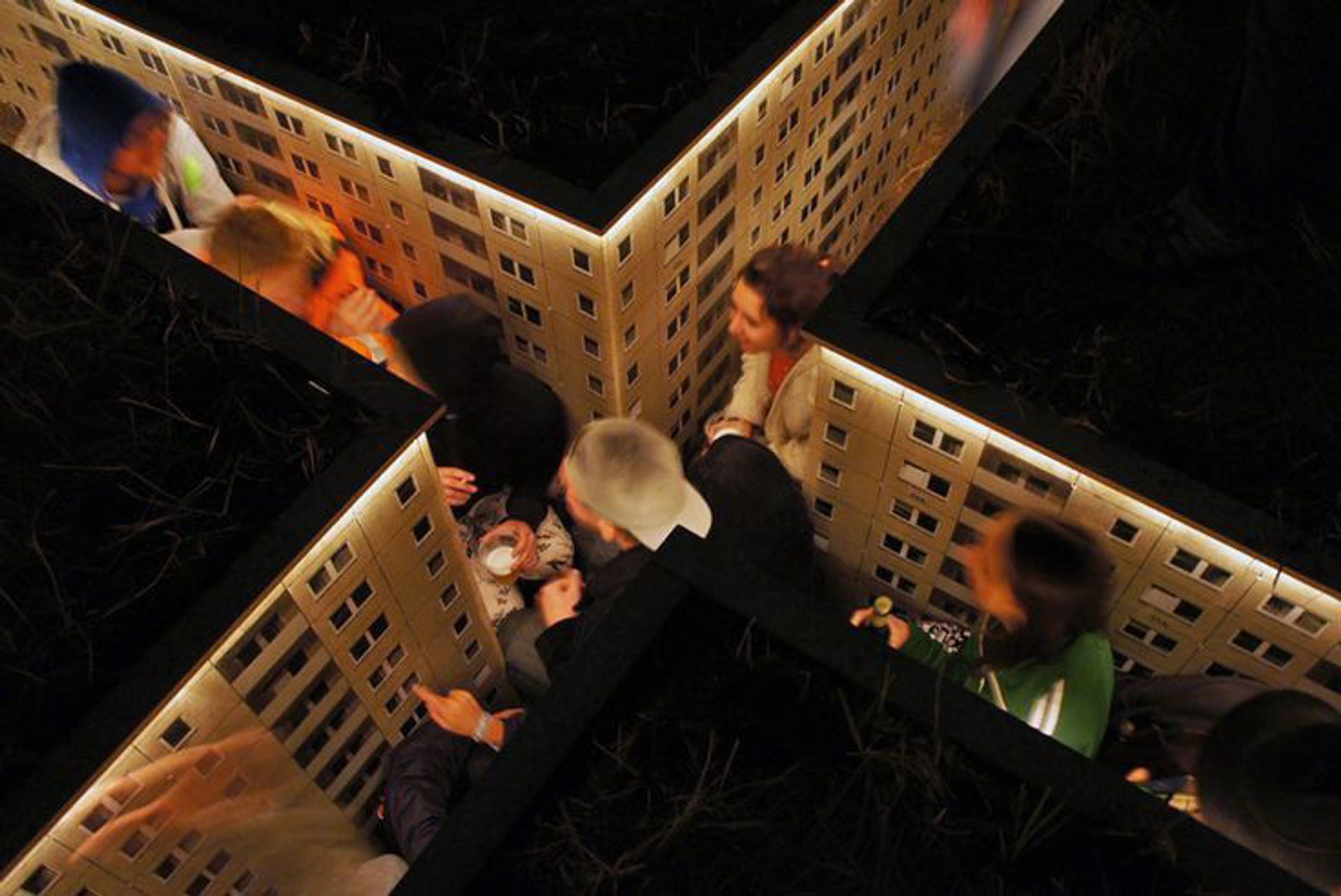 Night view (Underground City at MS Dockville)