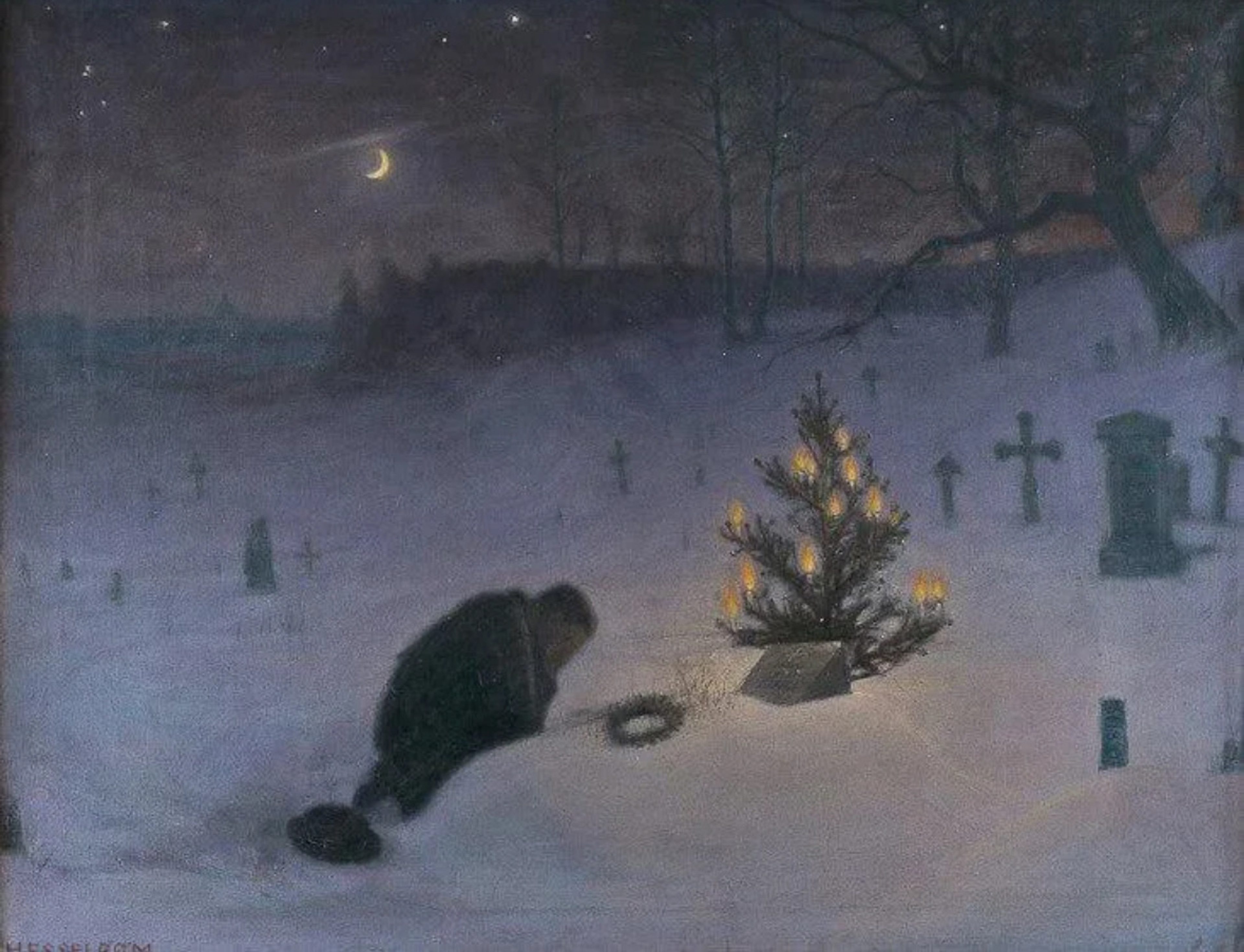 Christmas Eve at the Grave