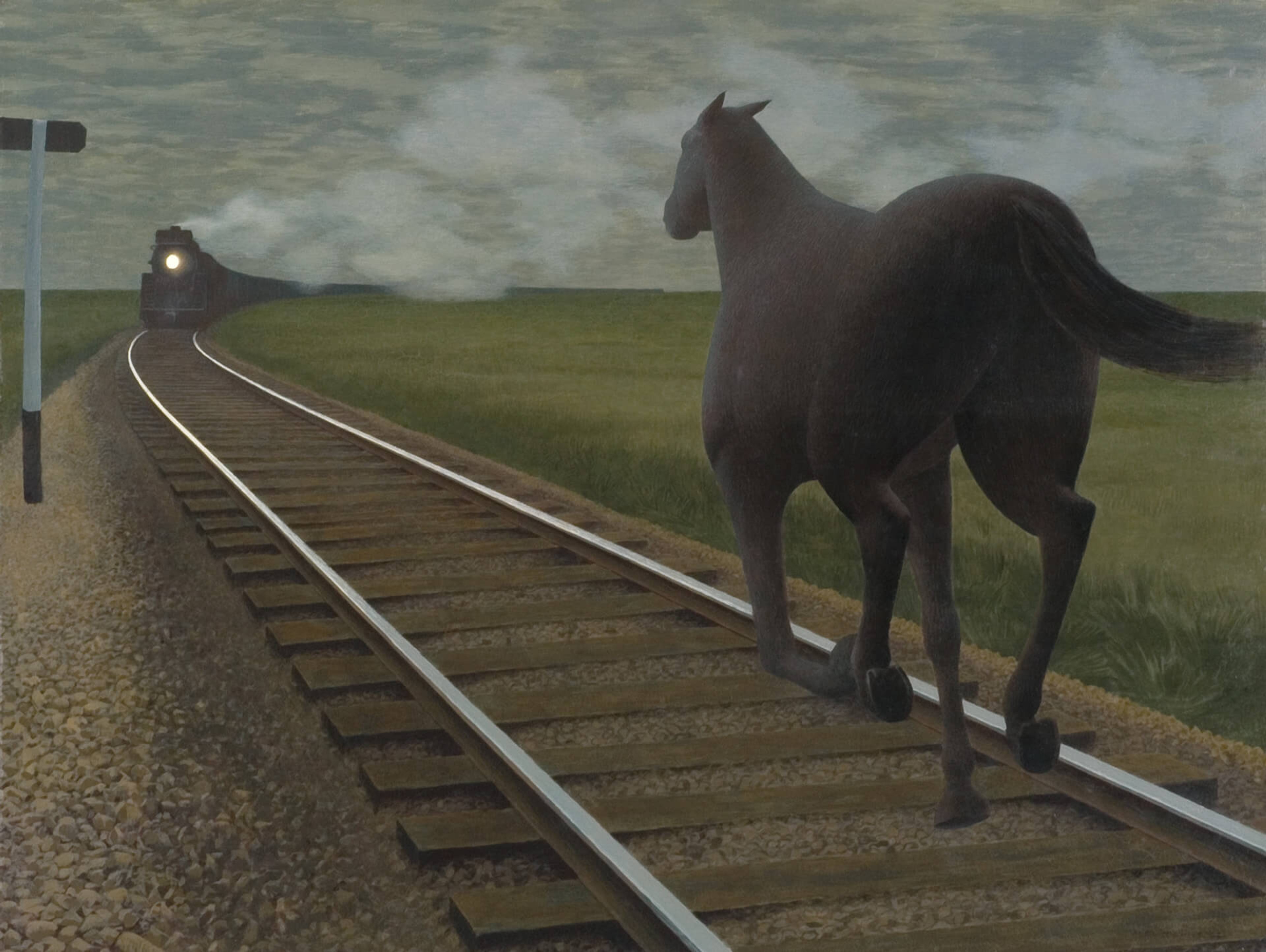 Horse and train (Cheval et train)	