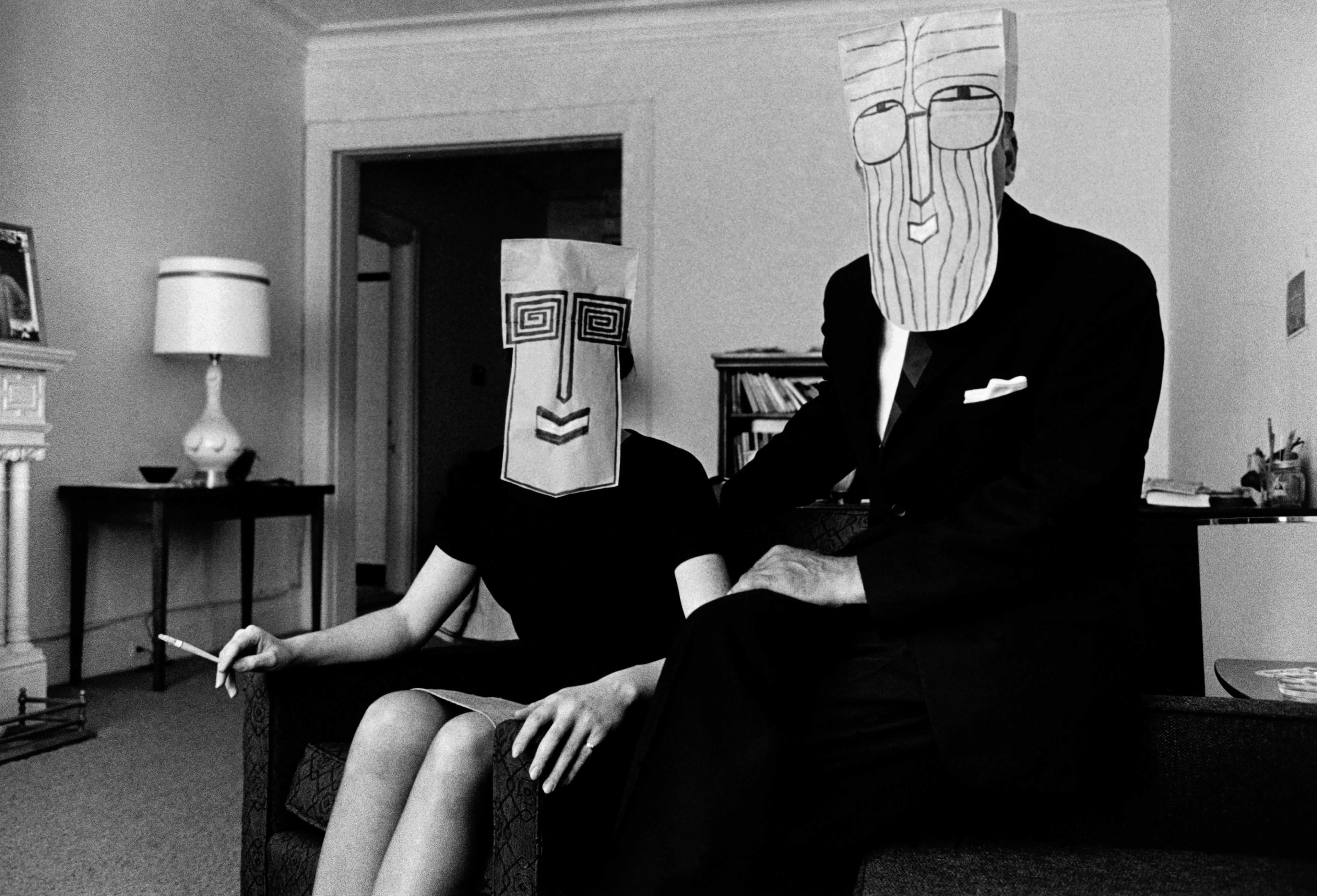 Untitled (from the Mask Series with Saul Steinberg) (001)