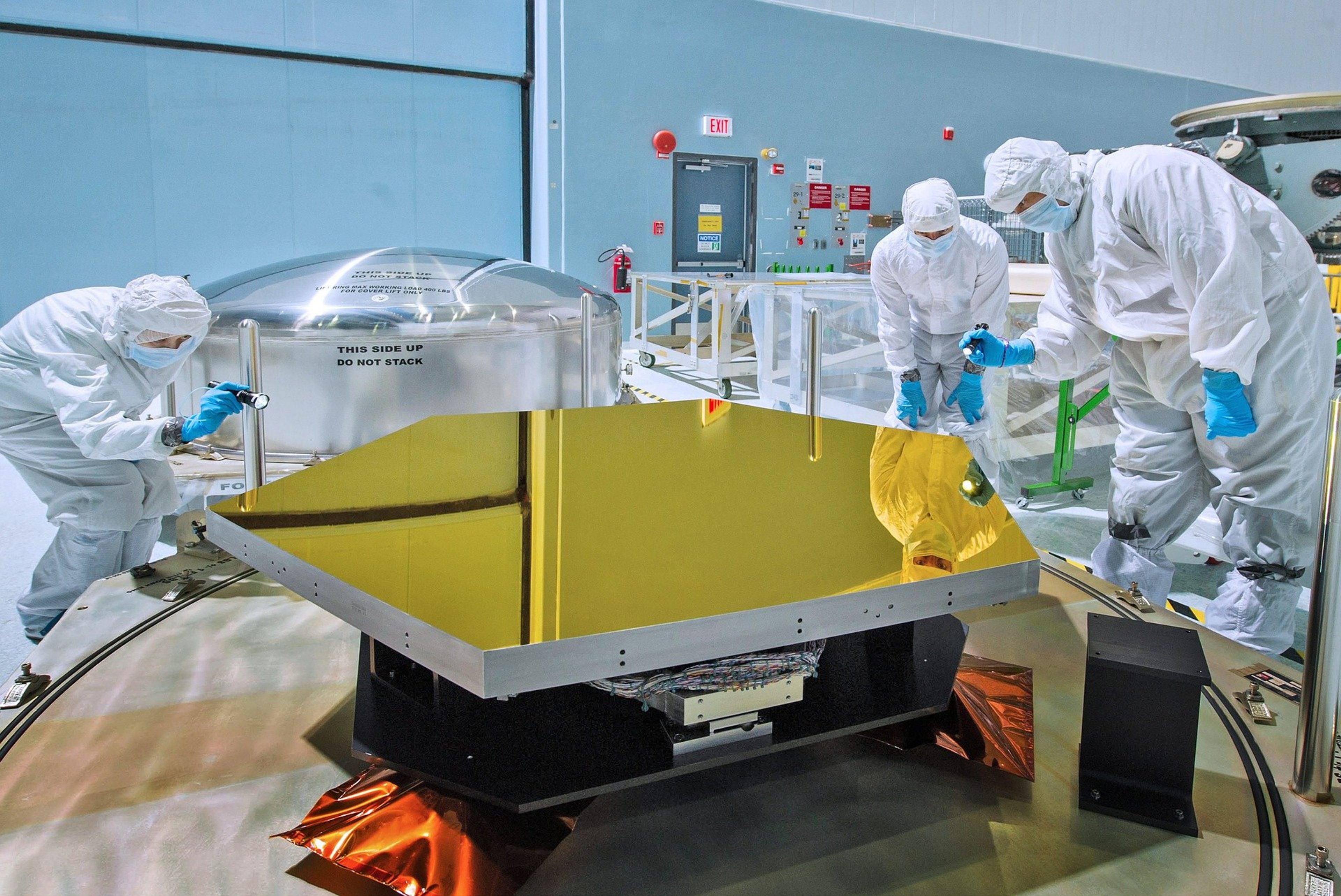 Untitled (Webb telescope...Two Flight Mirrors)