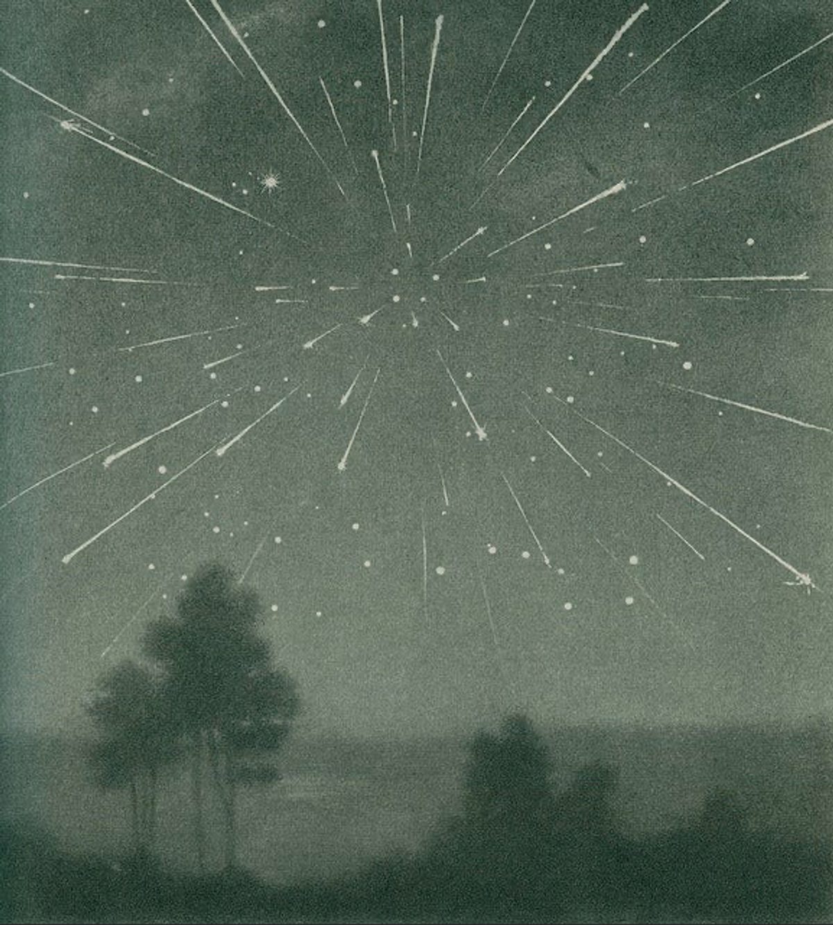 The Radiant Meteor Storm of 9 October 1933