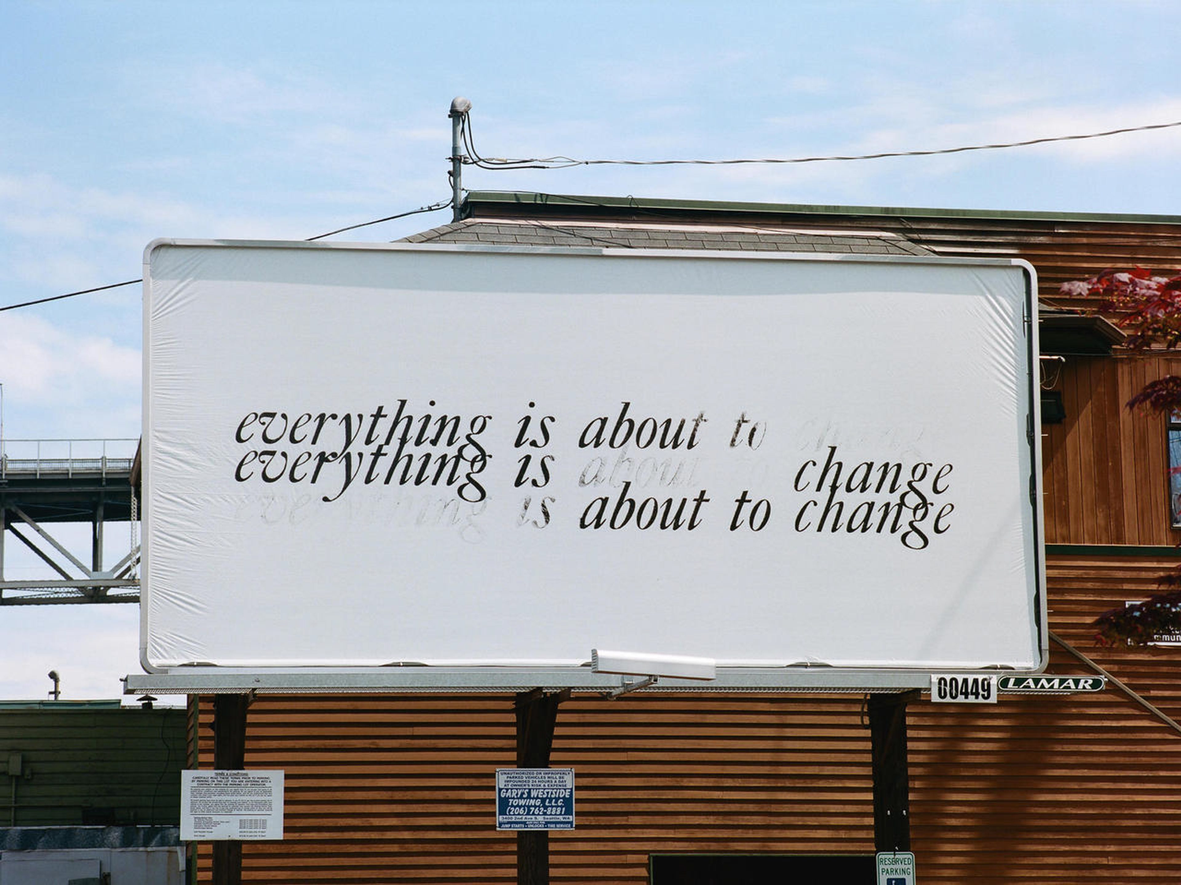 Untitled (everything is about to change)
