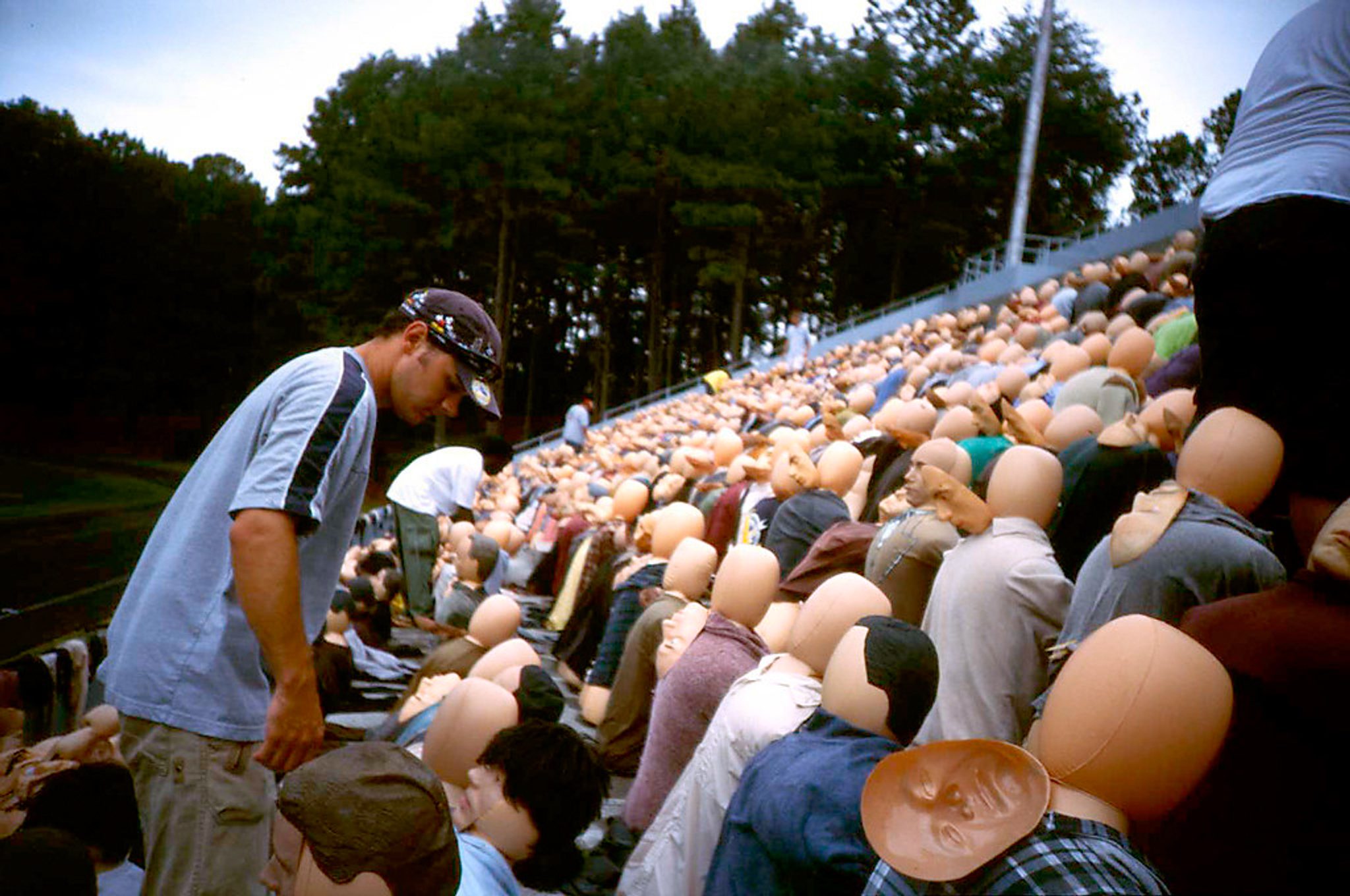 Inflatable Crowd Prep Work in Atlanta