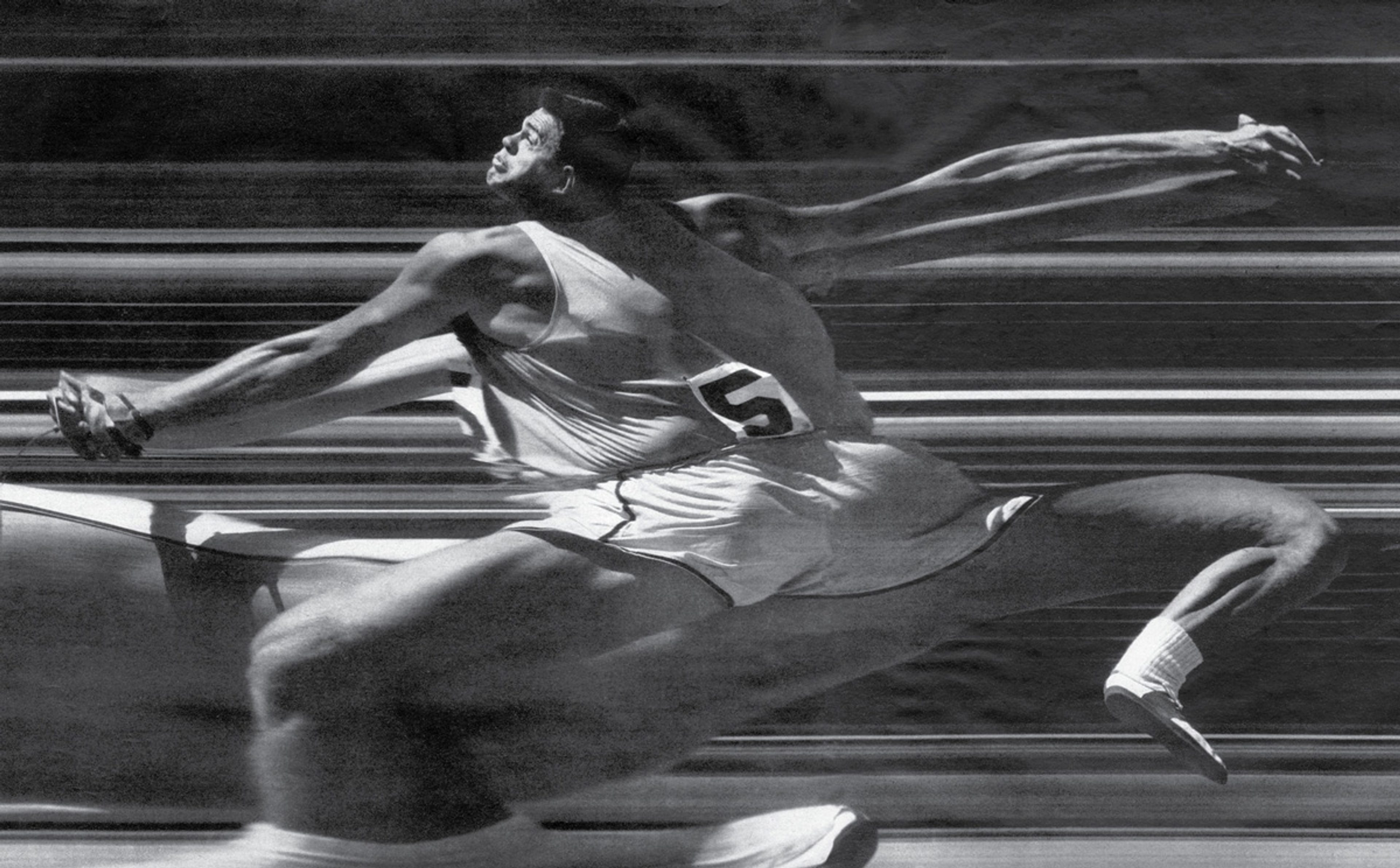 Ed Bagdonas at the 1960 Olympic Trials in Palo Alto, CA