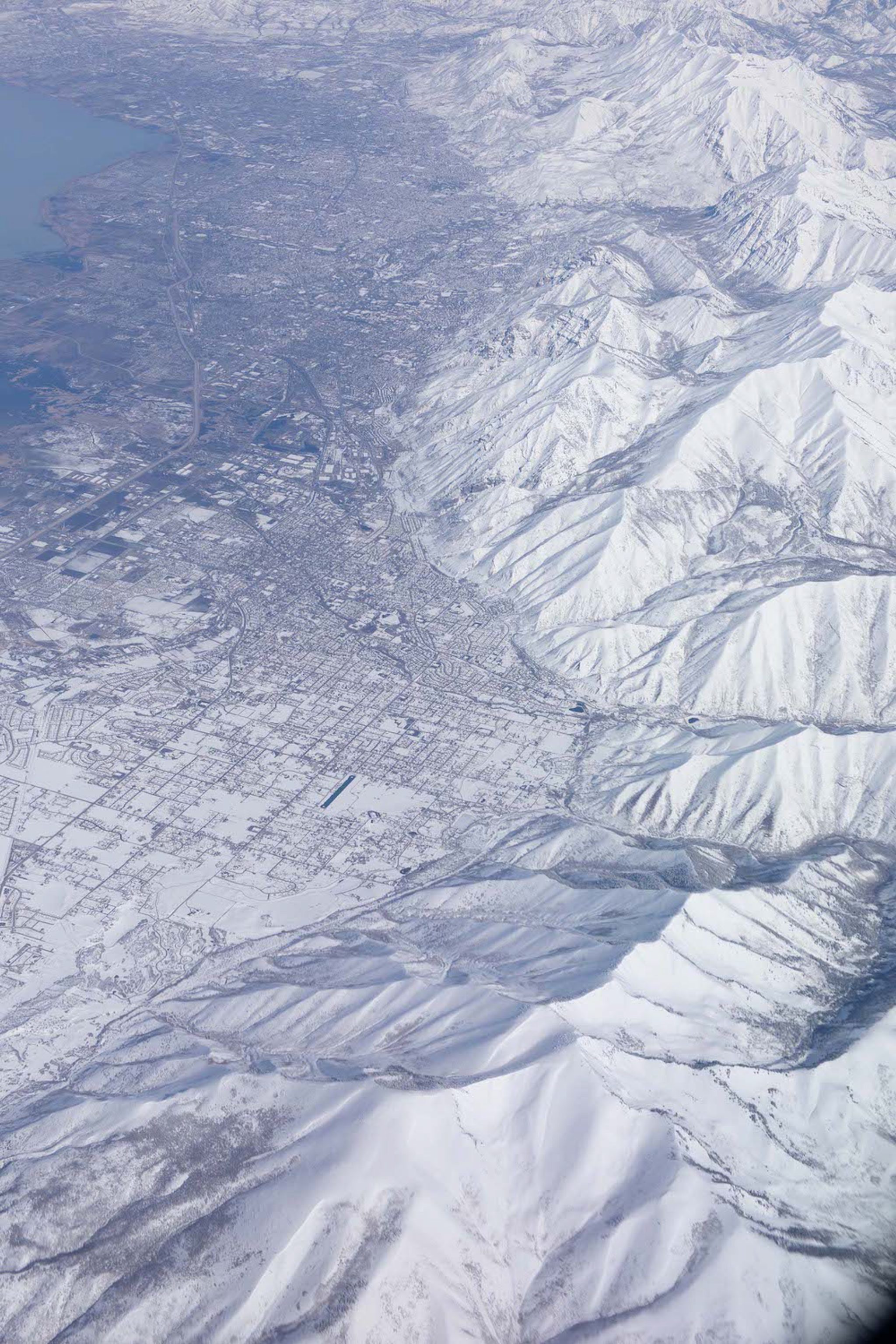 Provo, Utah and the Wasatch Range of the Rocky Mountains
