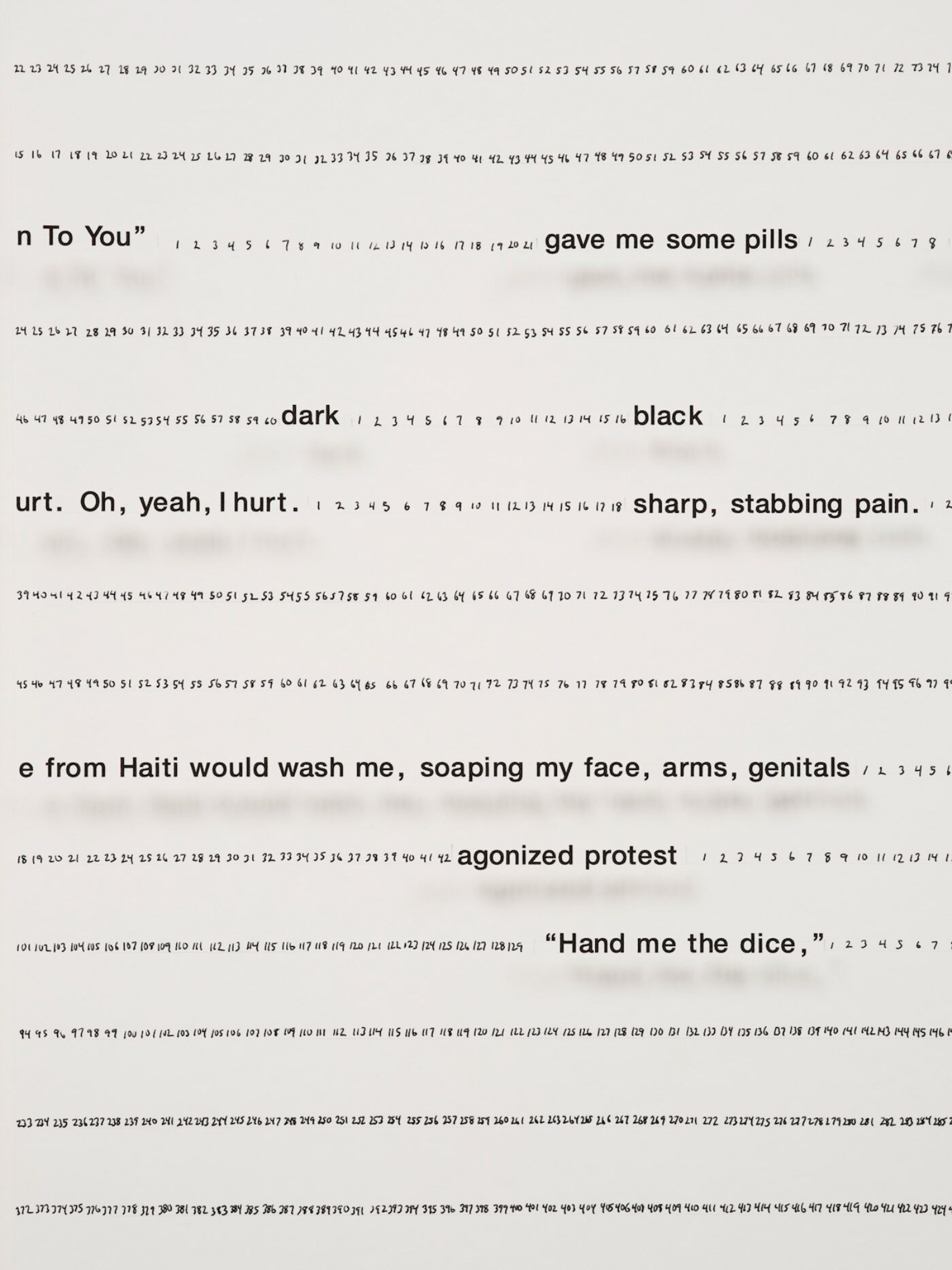 Submerged Text: Signifiers of Race #4