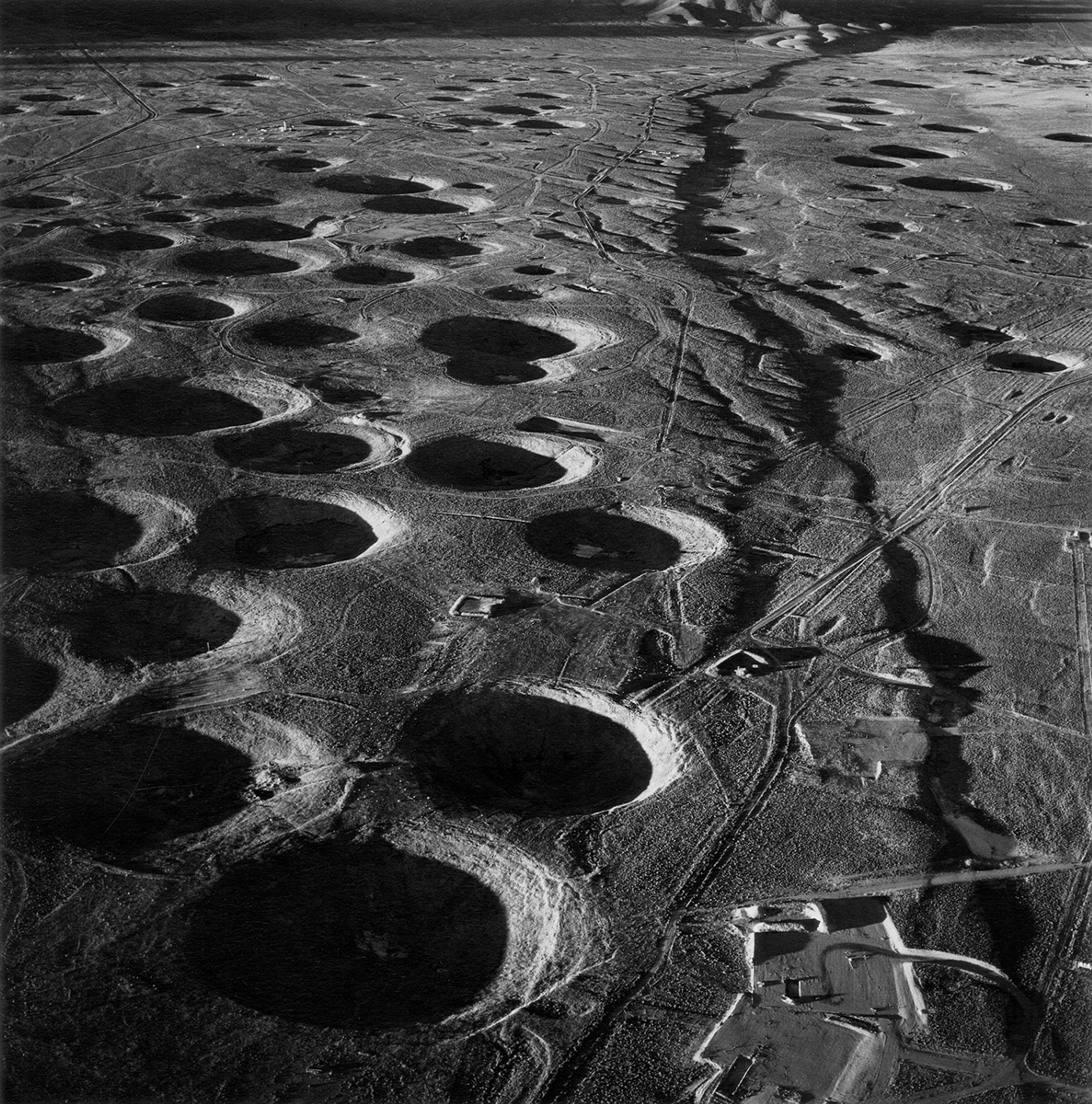 Subsidence Craters and the Yucca Fault, Northern End of Yucca Flat, Nevada Test Site