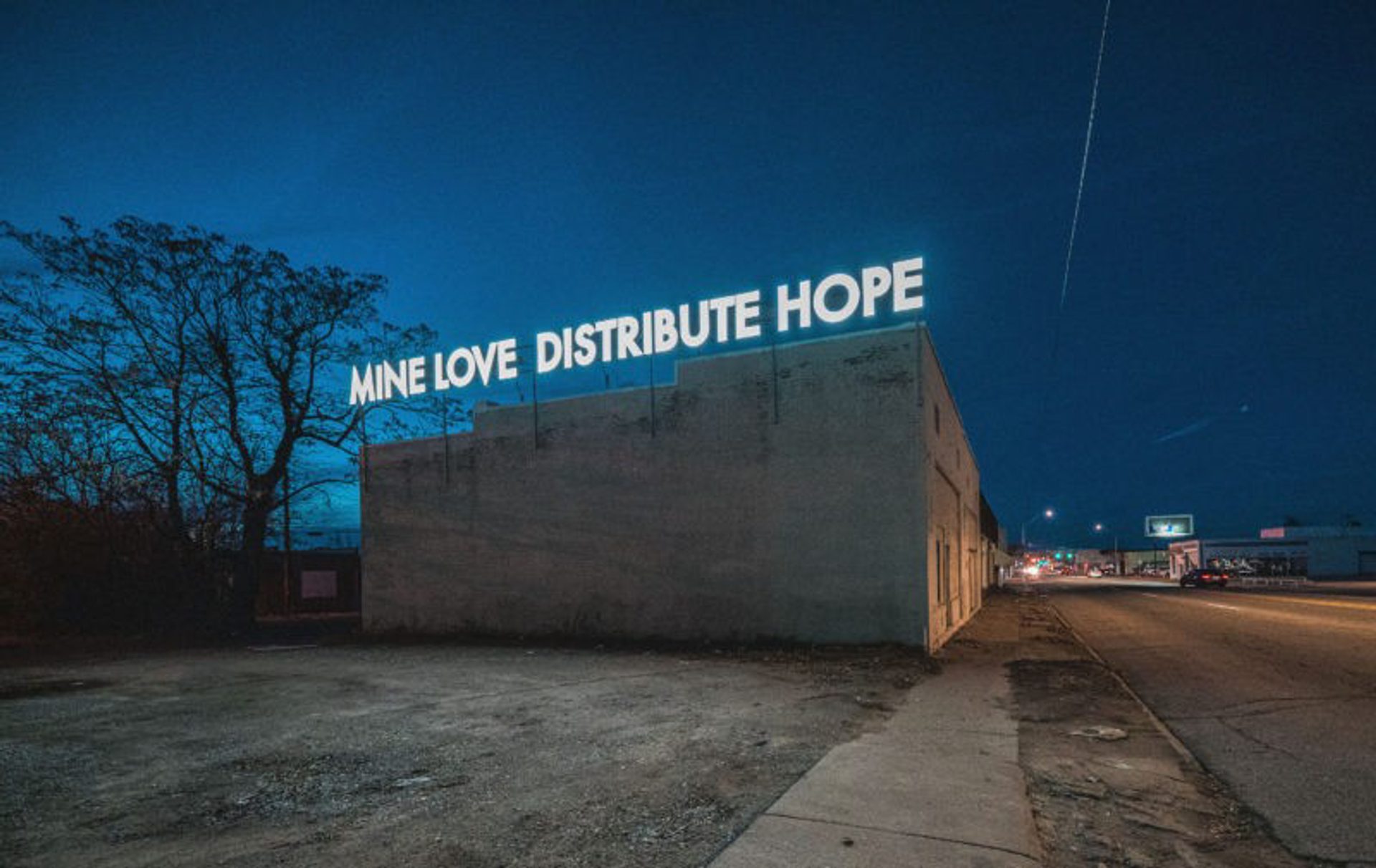 Mine Love Distribute Hope