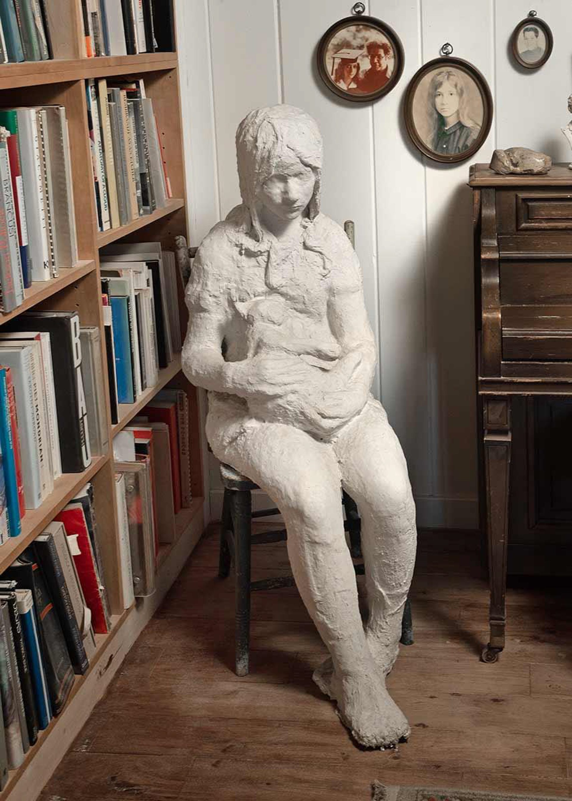 Girl Holding Cat
