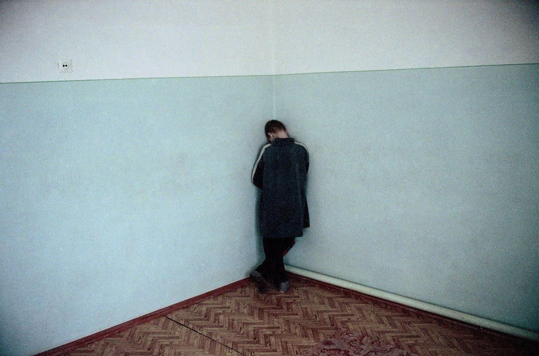 Northcaucasus. Ingushetia. Malgobek. January 2001. Chechen refugees in a psychiatric hospital