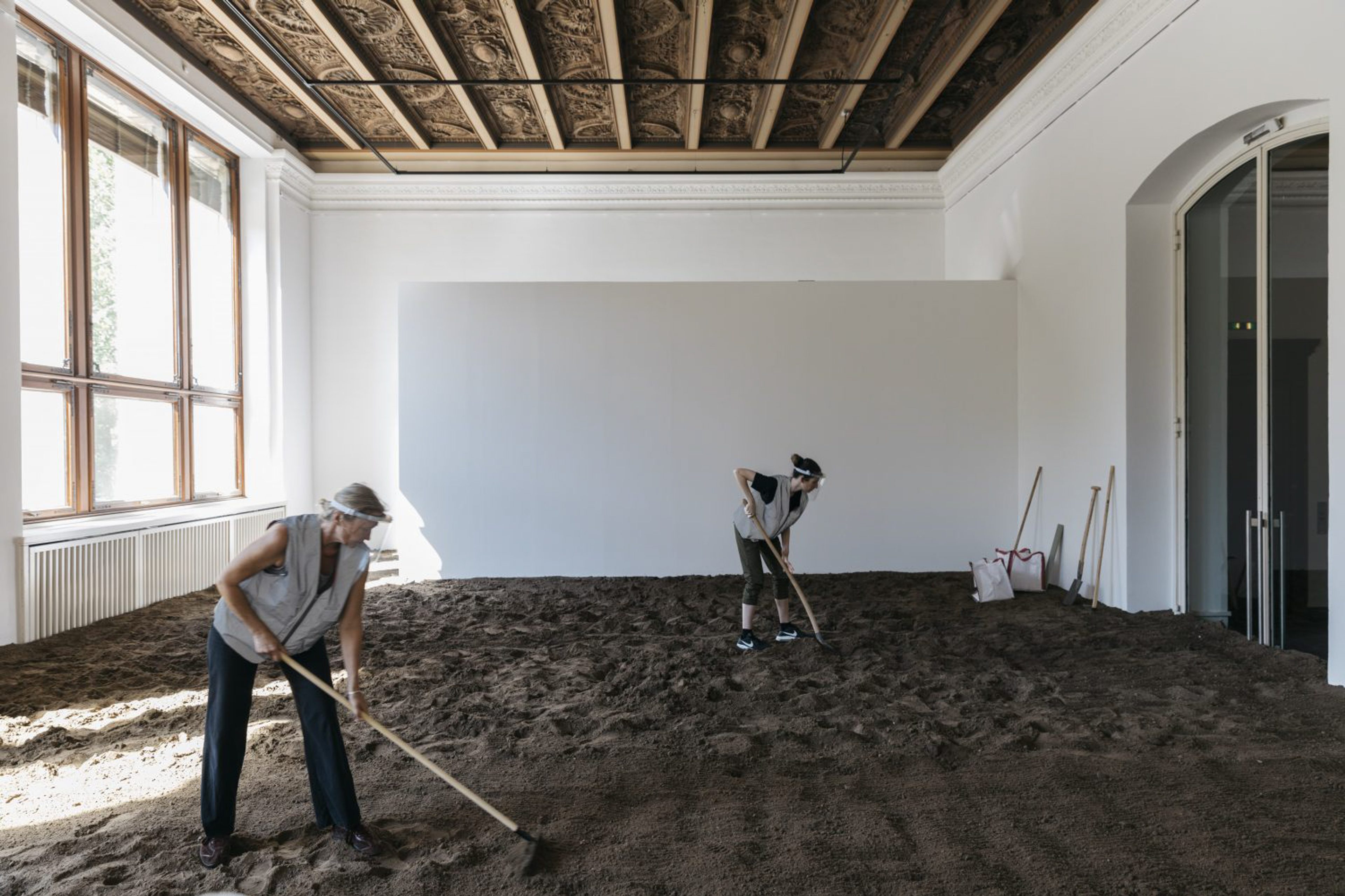 Installation view Down to Earth
