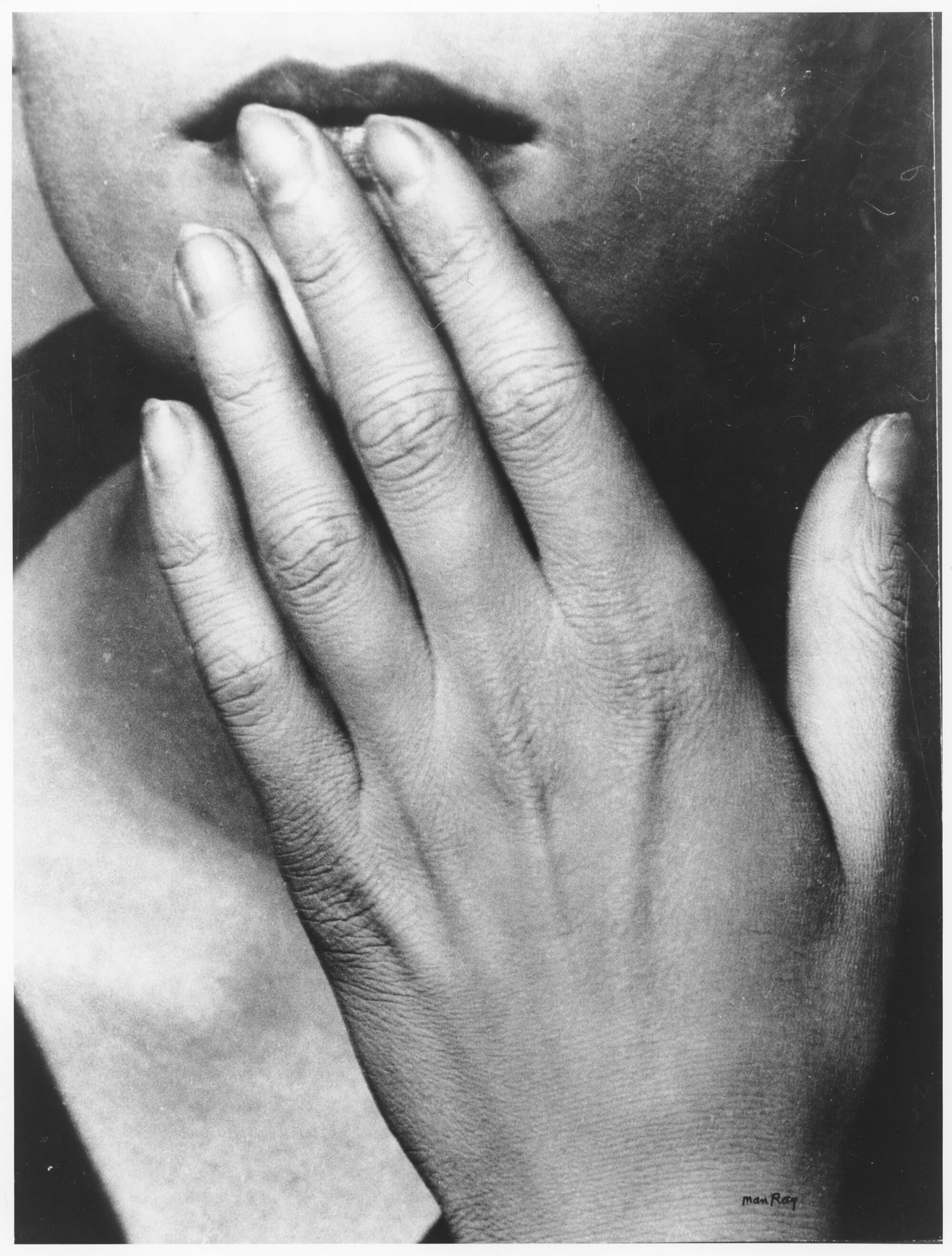 Hand On Lips