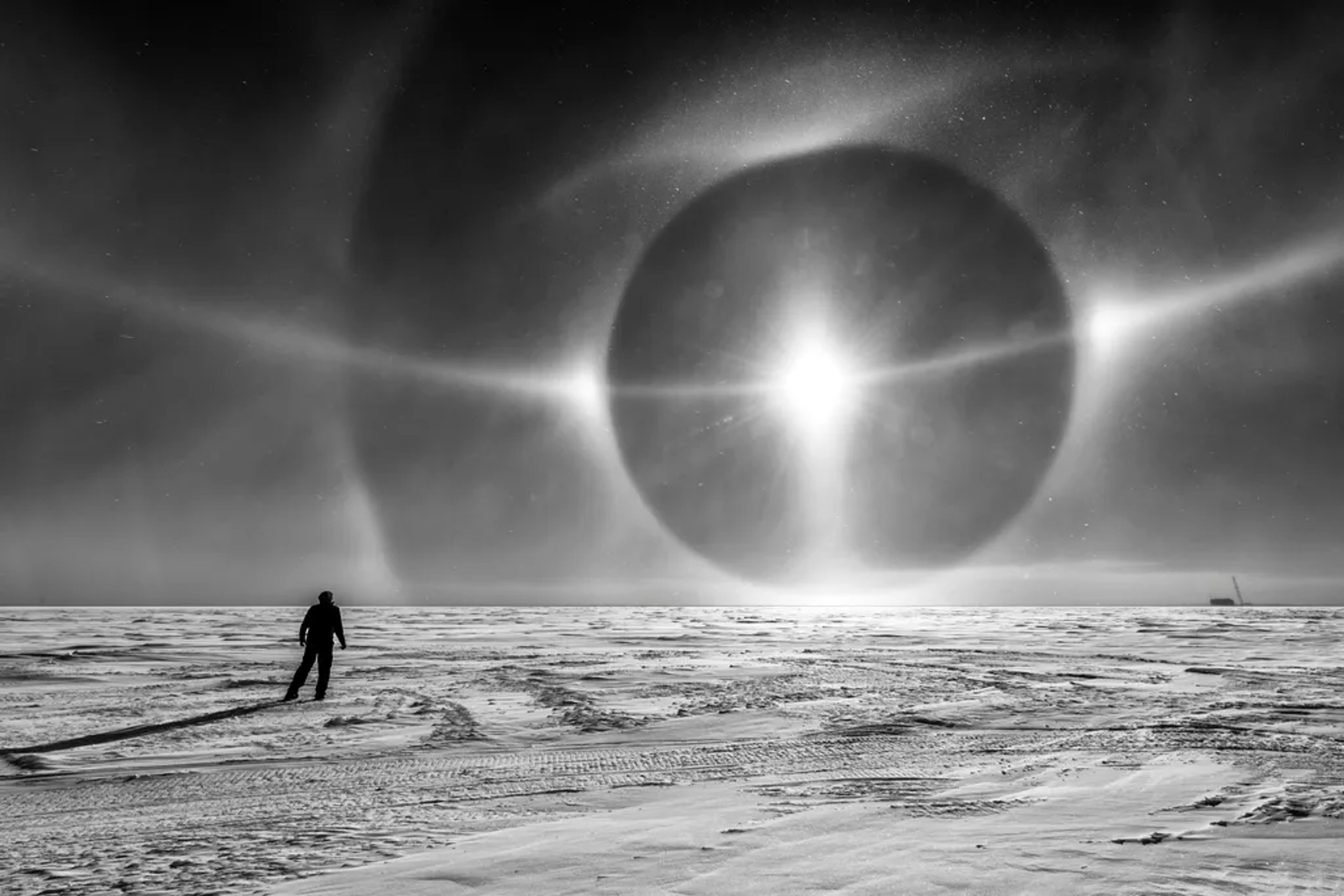 Half mile from the South Pole