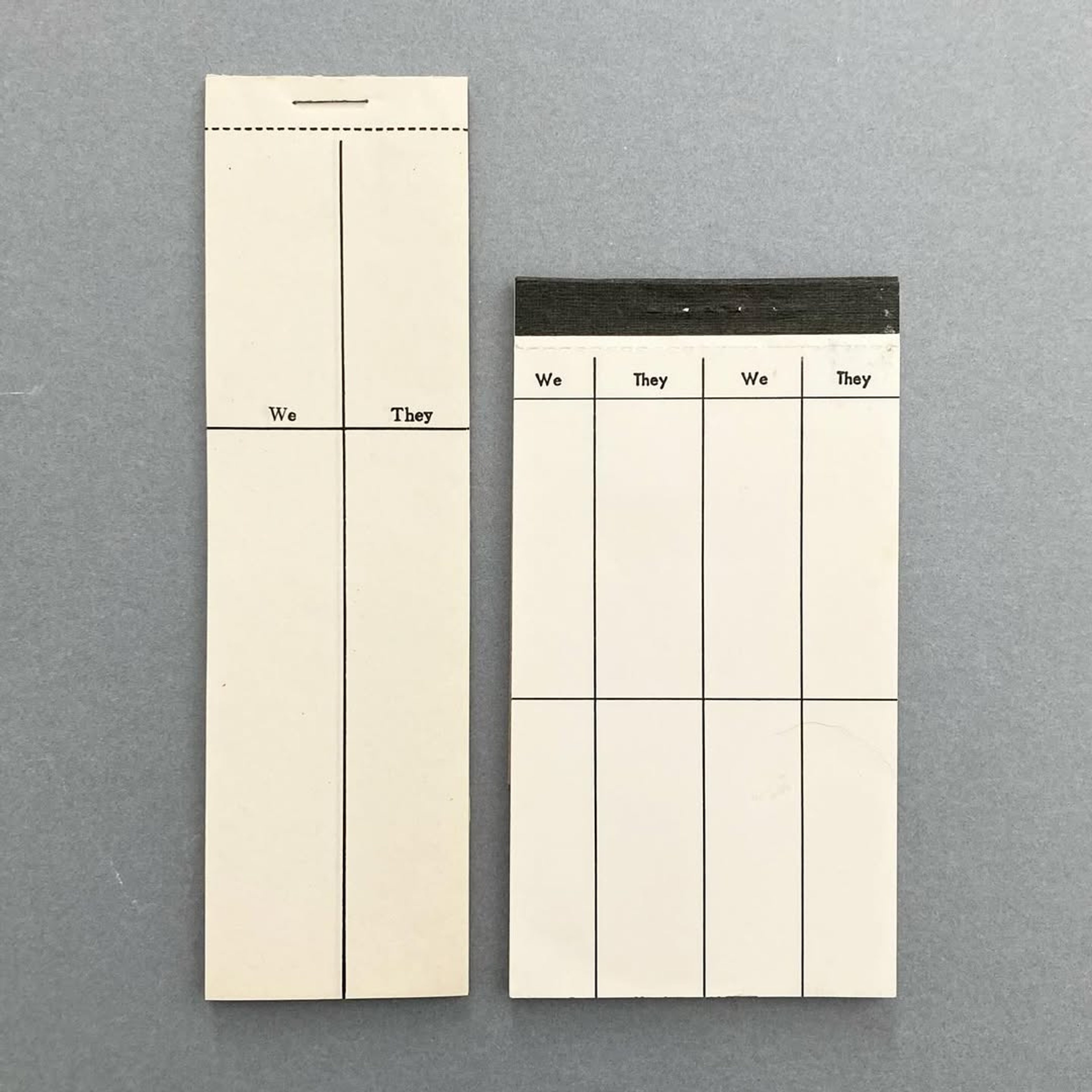 Untitled (Bridge Score Pads)