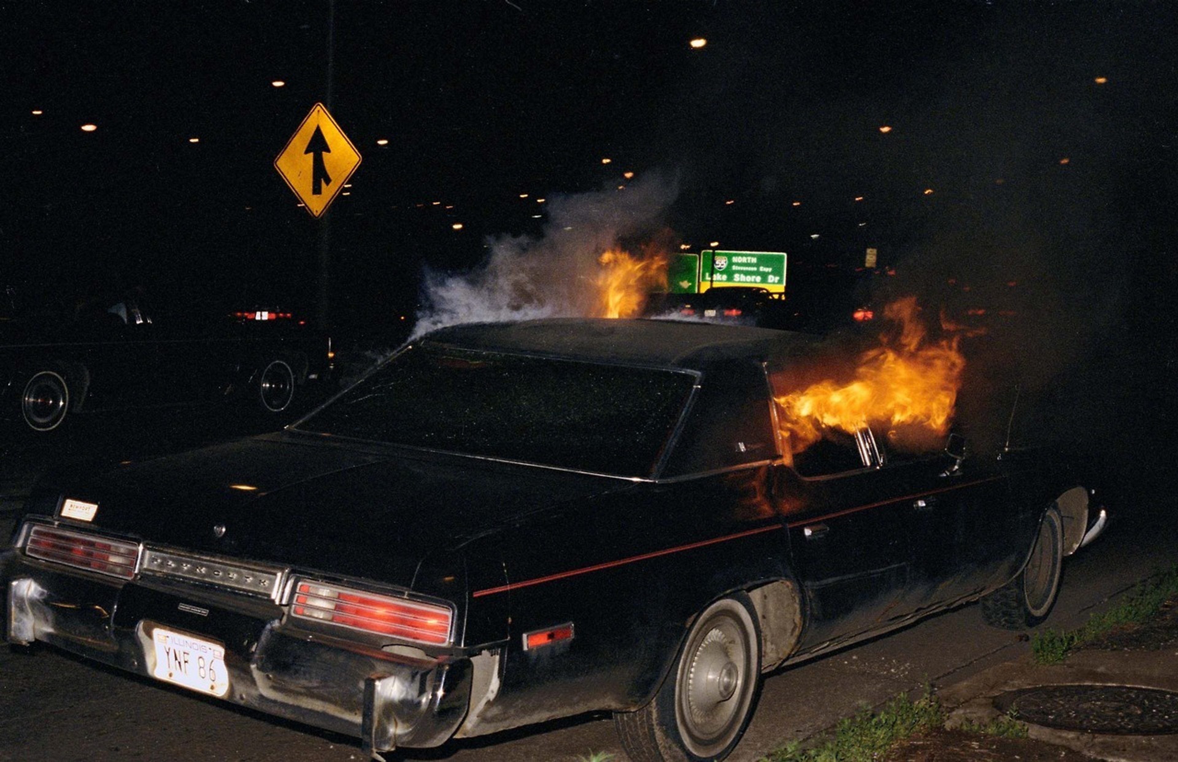 Burning Car