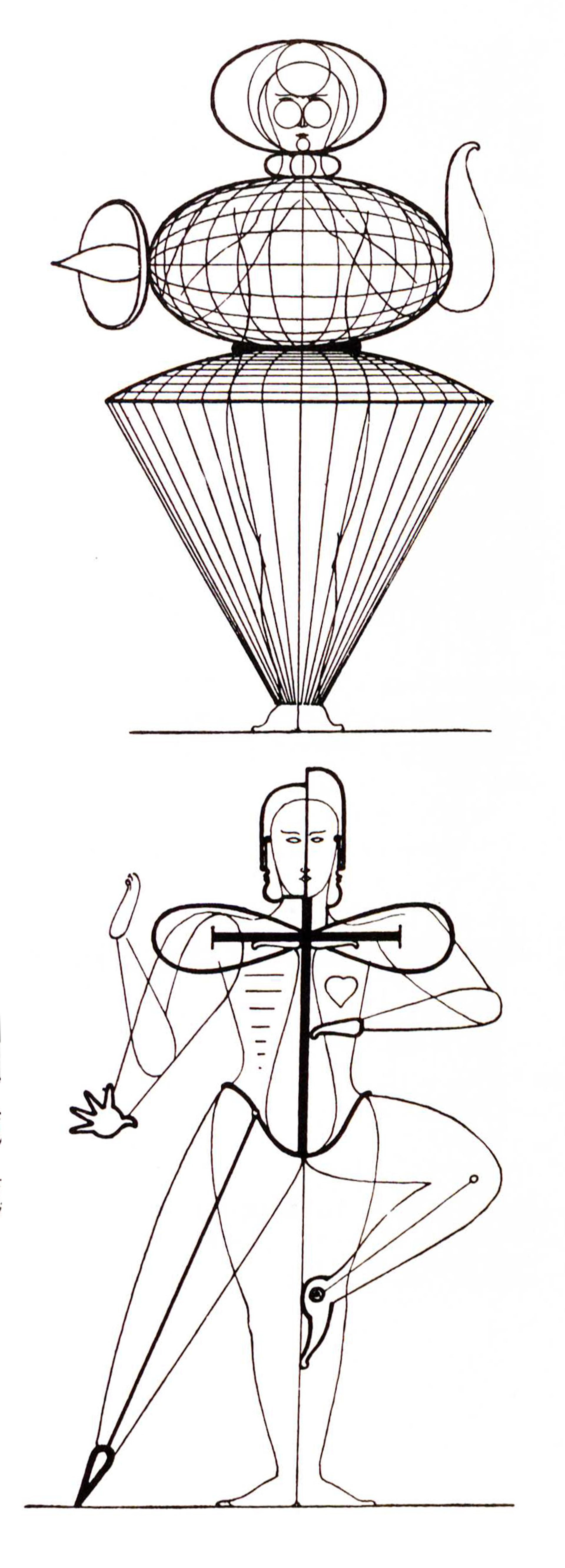 Costumes for the Triadische Ballet