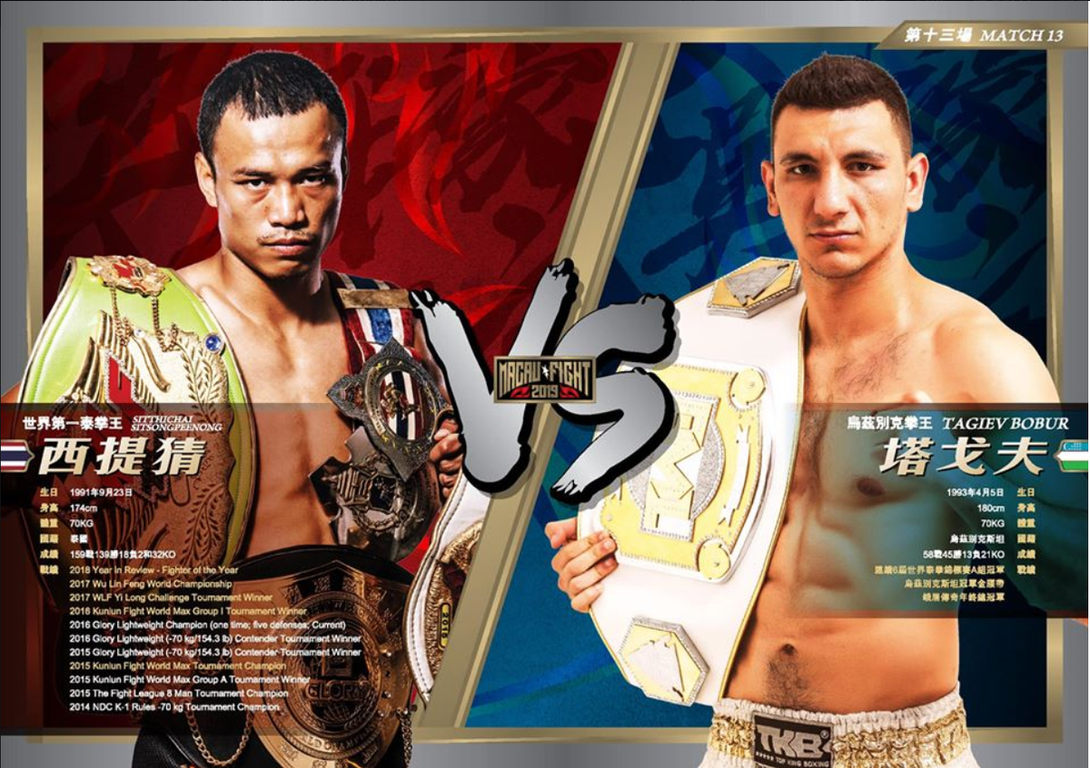 Vídeo: Sitthichai gana pelea de Muay Thai contra Bobir Tagiev