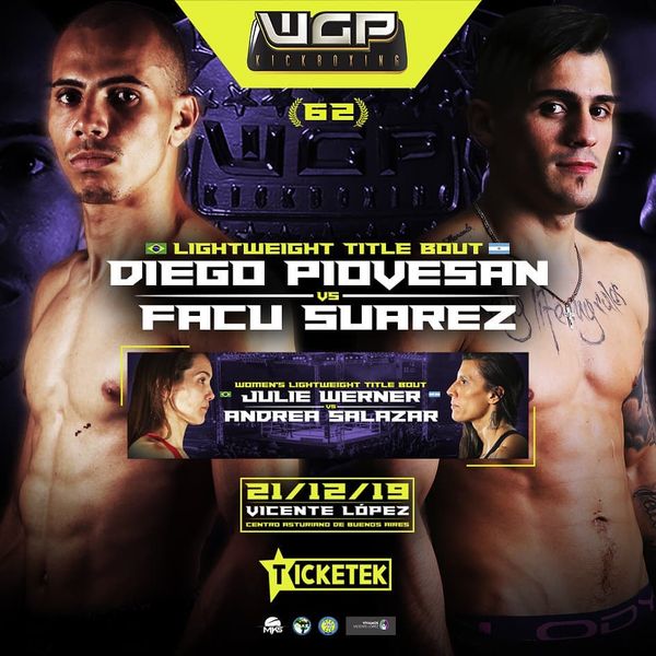 WGP 61 Fortaleza y WGP 62 Vicente López: Vídeos de las peleas