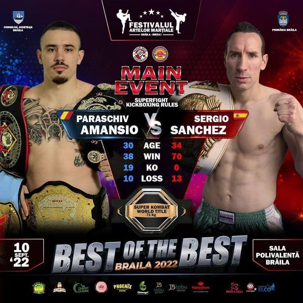 Amansio Paraschiv derrota a Sergio Sánchez y Zabit Samedov noquea a Antonio Silva en Best of the Best 1 Rumania y MixFight Azerbaiyán