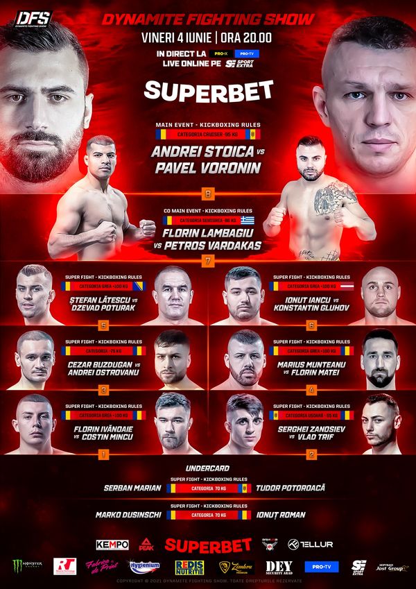 Florin Lambagiu, Andrei Stoica y Maksim Vorovski: Ganadores en DFS 11, KOK 89 y HFO Bank