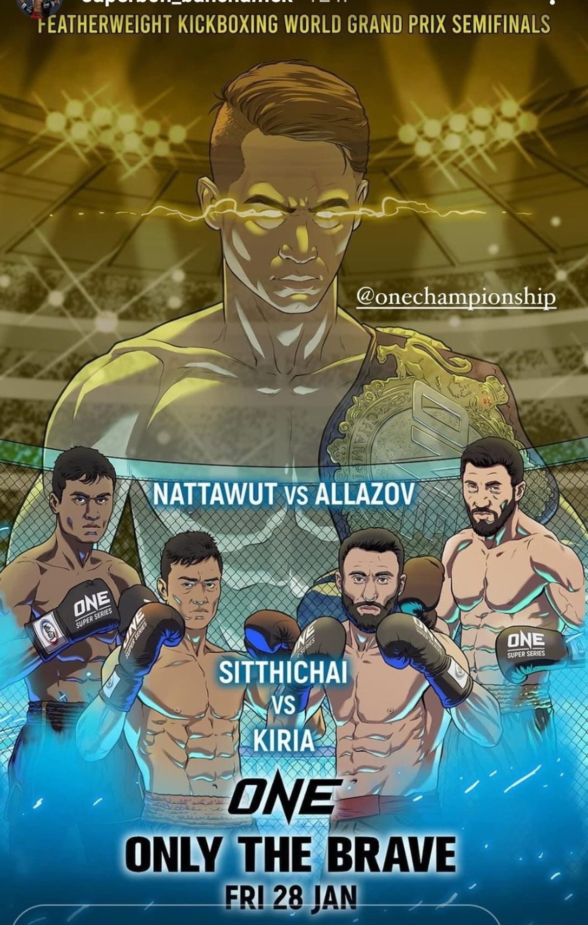 Sitthichai Sitsongpeenong y Chingiz Allazov: Ganadores de la semifinal del torneo de 70kg en ONE: Only the brave