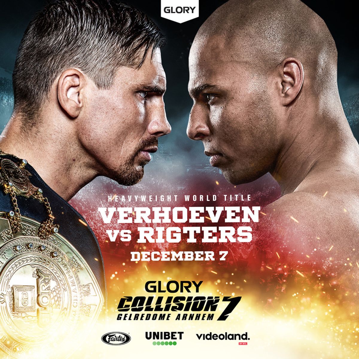 Rico Verhoeven y Tarik Khbabez retienen sus títulos en Glory Collision 7