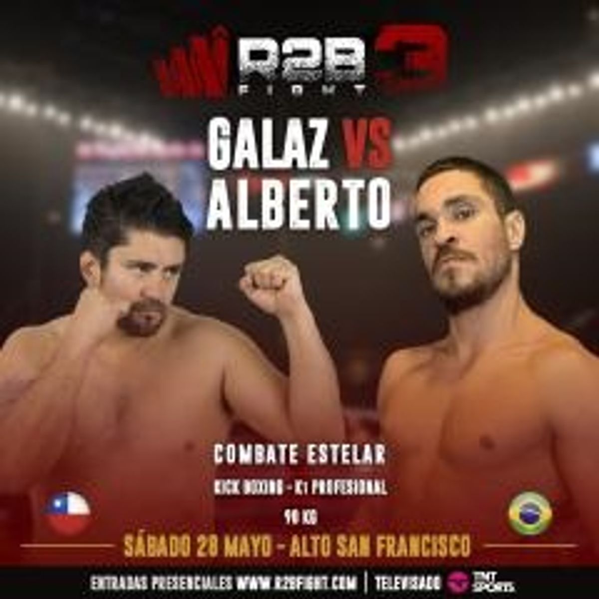 TNT SPORTS Fighting: El R2B FIGHT 3 llega con nuevos combates desde las alturas