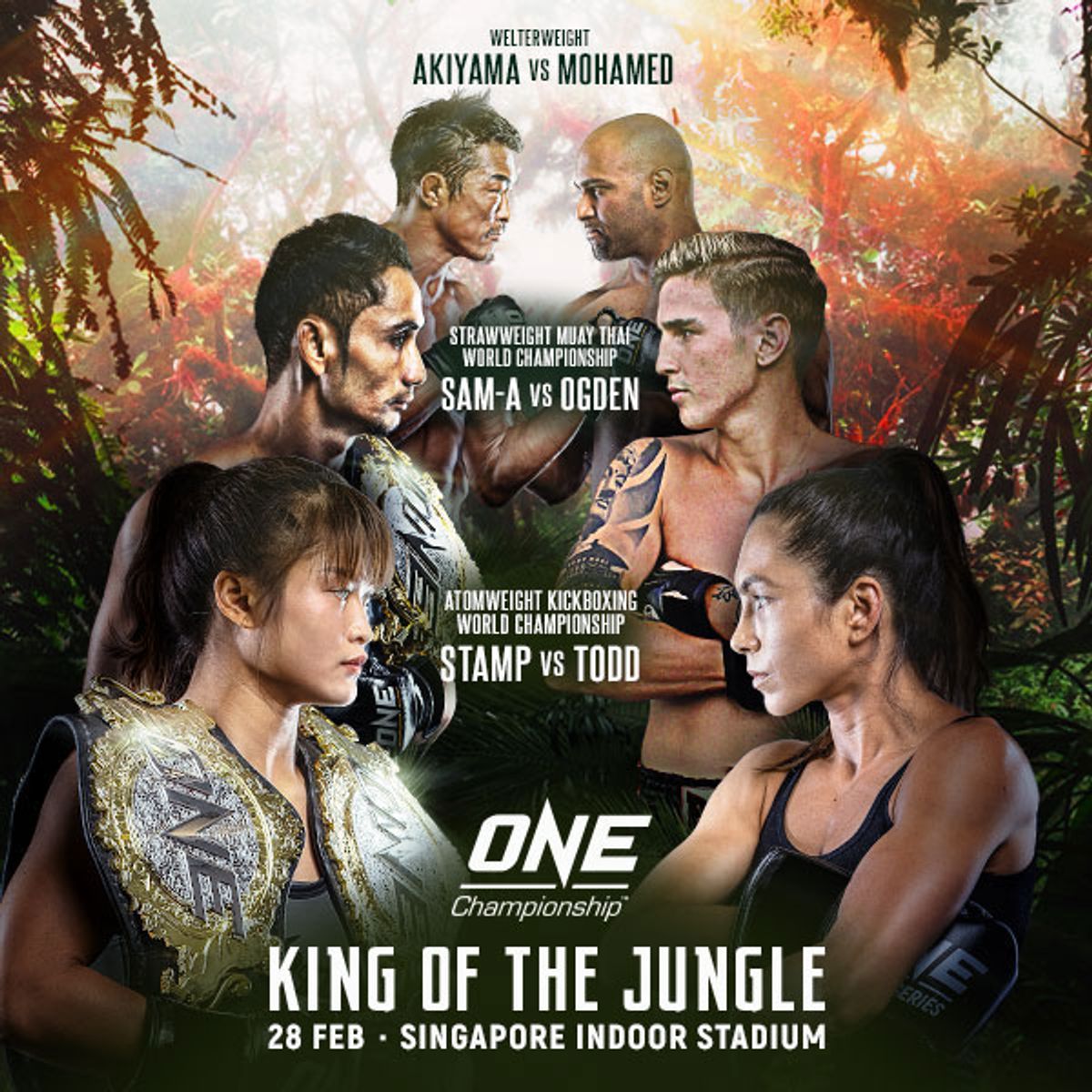 ONE: King of The Jungle, Enfusion 95 y 96, Glory 75 y KOK 83 ¿Qué ver este fin de semana?