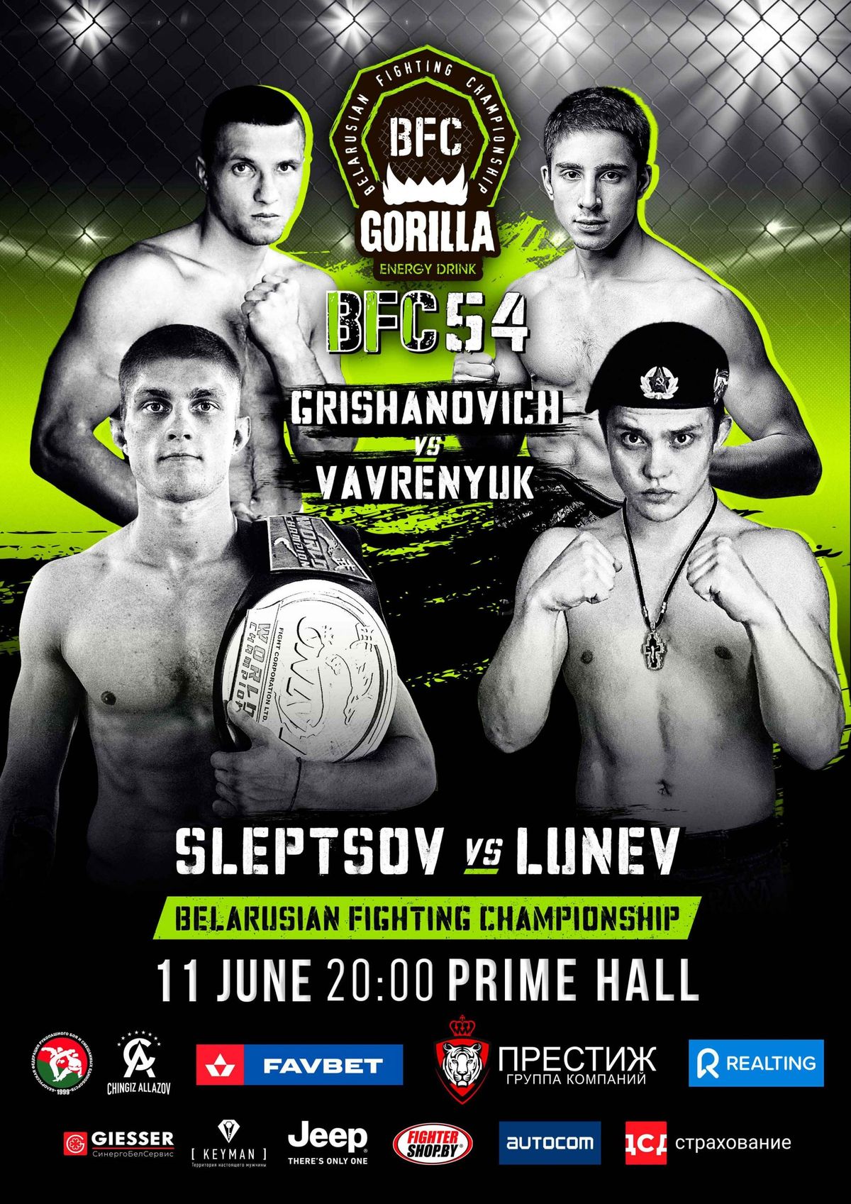 Pavel Grishanovich derrota a Alexey Vavrenyuk en BFC 54 – Vídeos y resultados