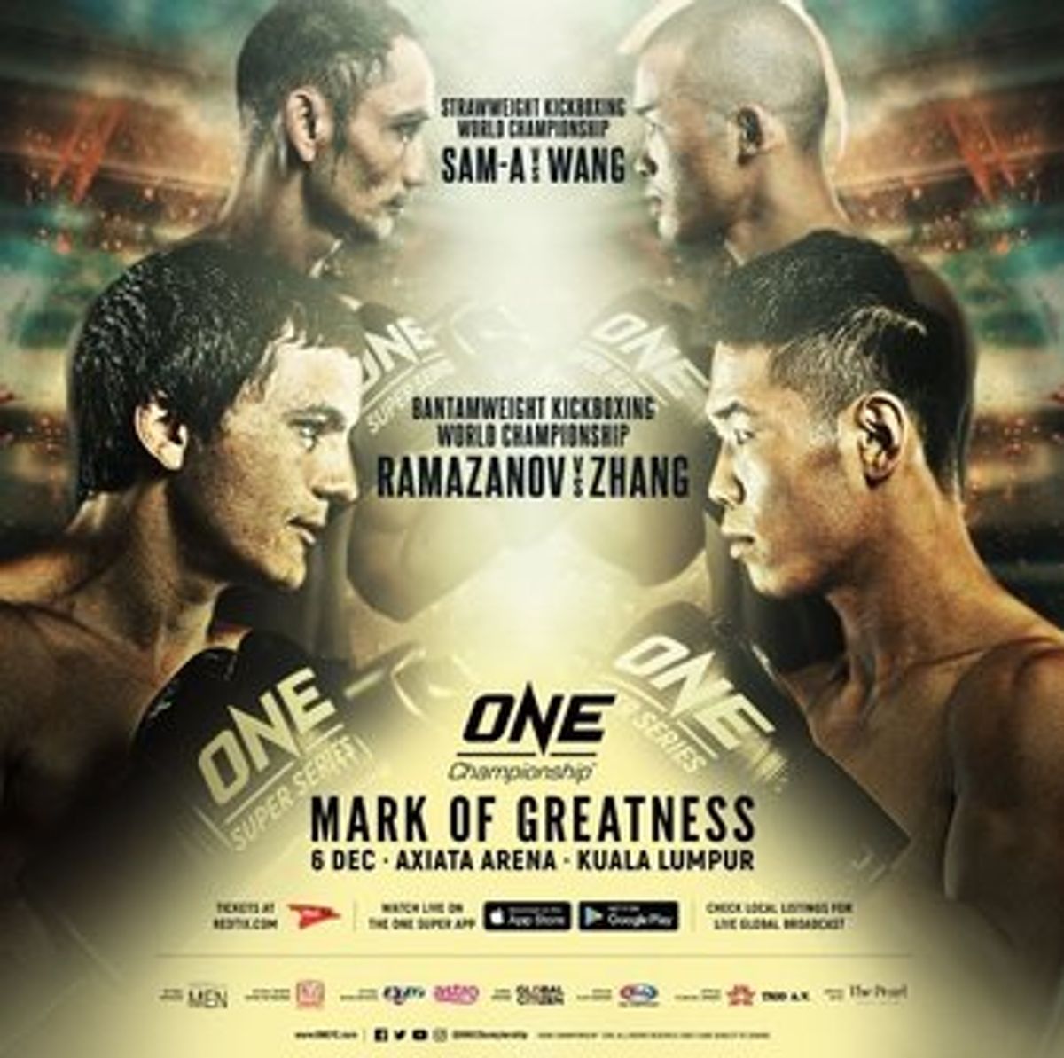 Vídeos: Stoica vs Silva, Ramazanov vs Zhang y Sam-A vs Wang en ONE: Mark of Greatness