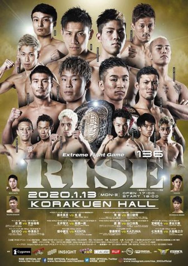 RISE 136: Vídeo del evento y resultados