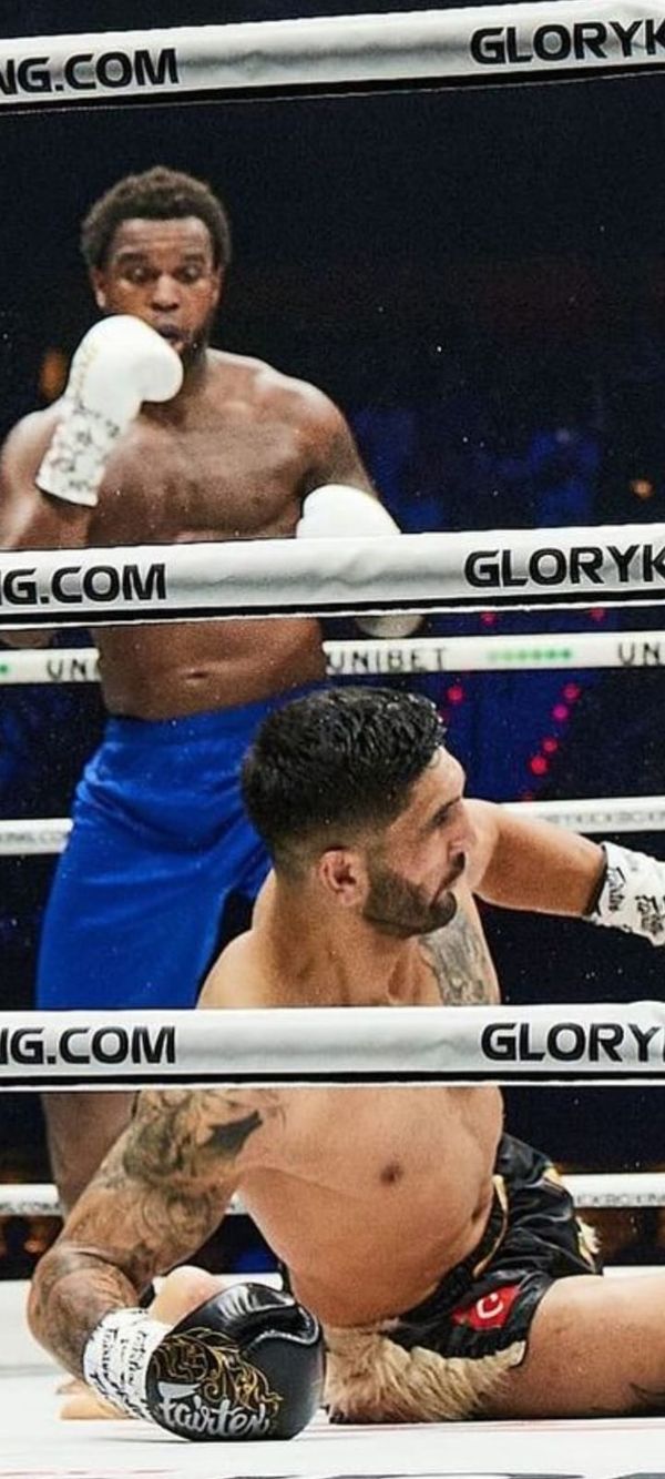 Donegi Abena alcanza la gloria máxima de su categoría noqueando a Bahram Rajabzadeh en el grand prix semicompleto de Glory