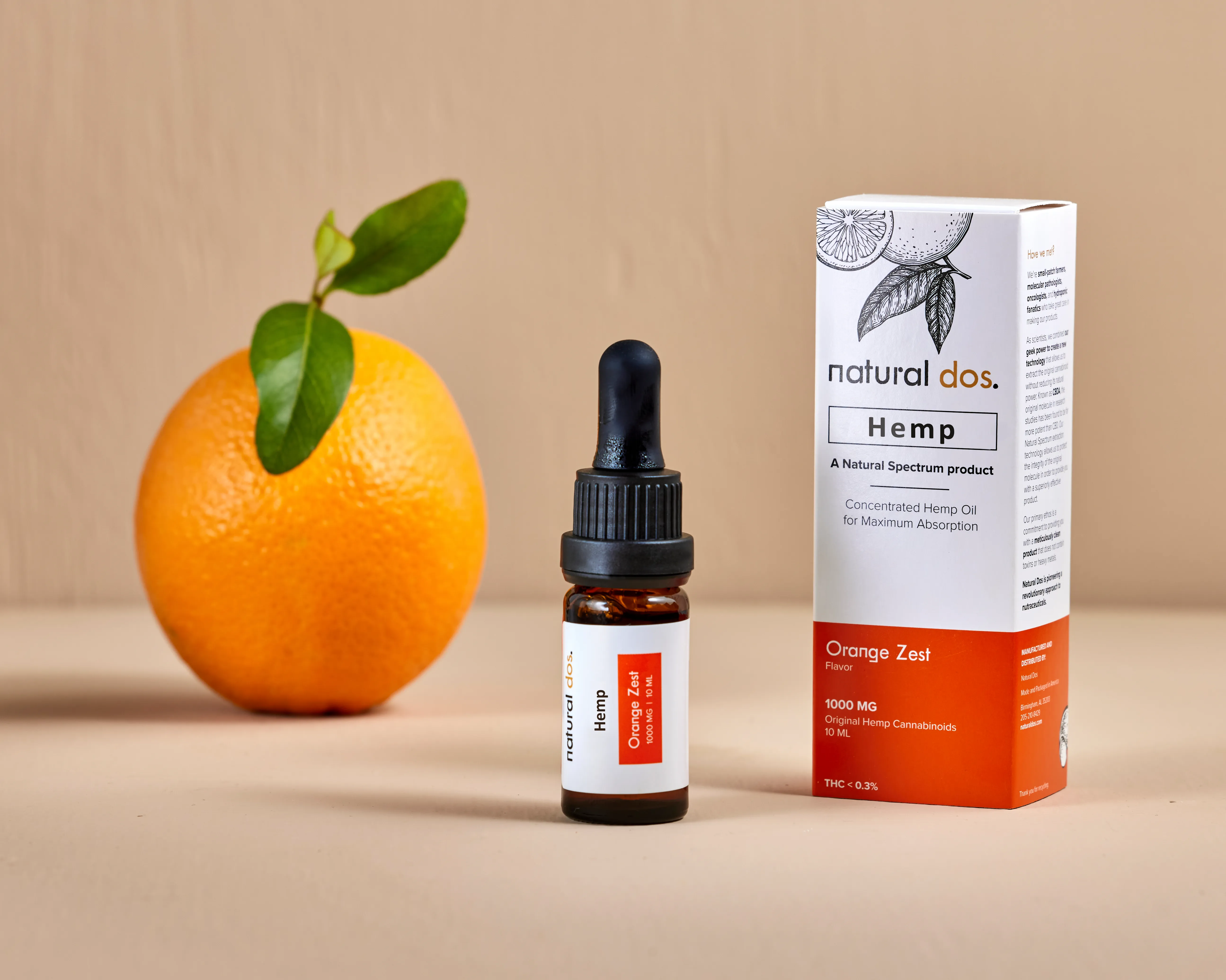 Hemp Tincture - Orange Zest