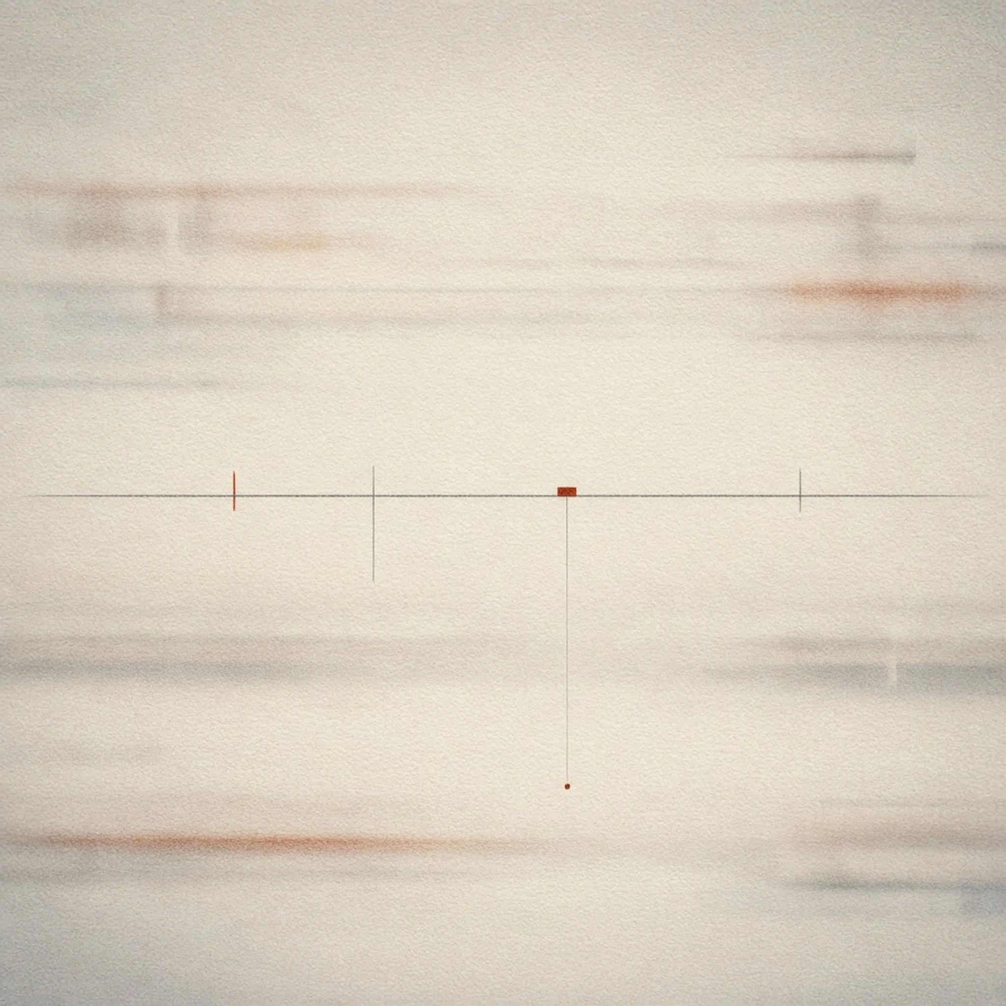 Abstract cover art: a single cream and rust interview timeline with marked evidence moments, one hairline thread tying a finding back to its source.
