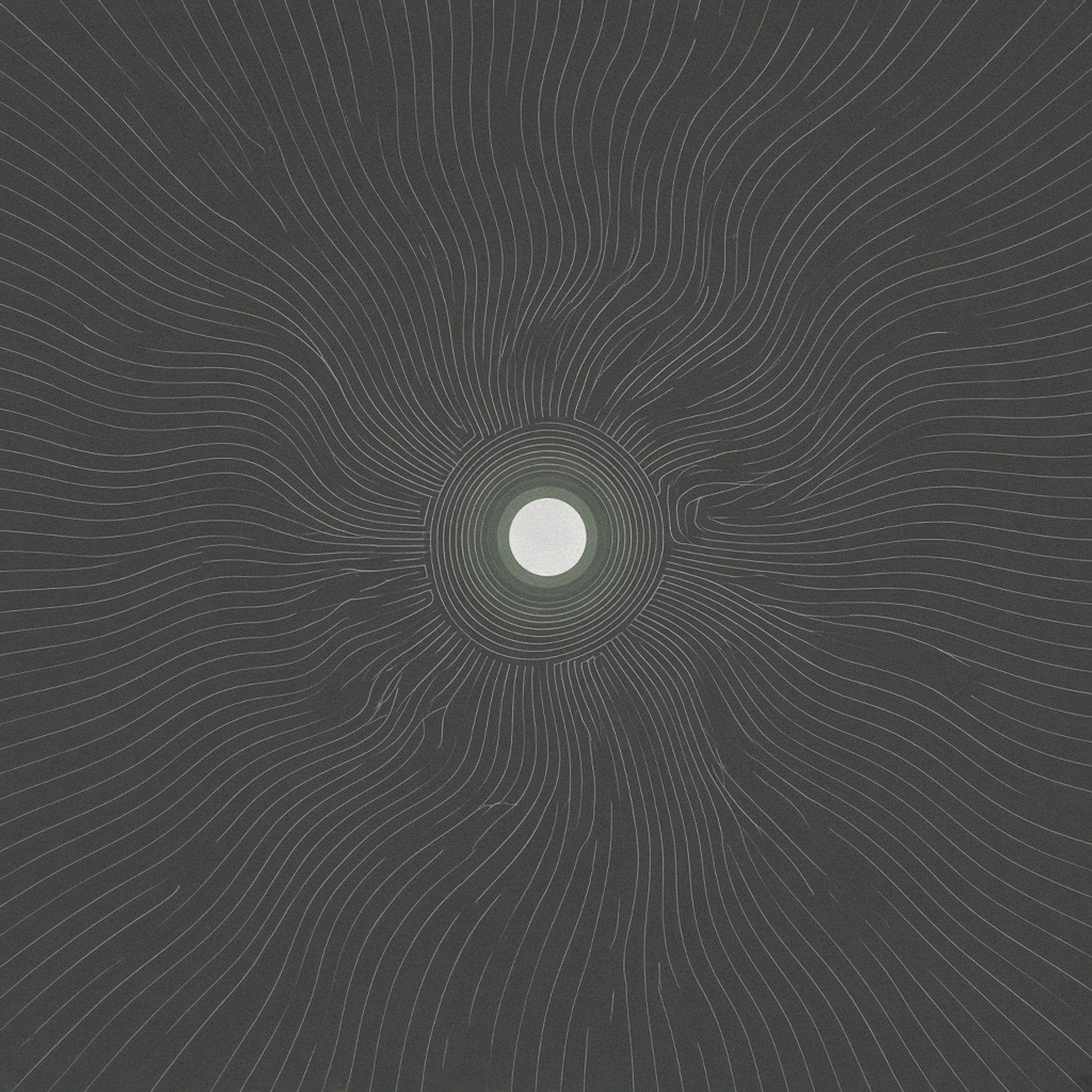 Abstract cover art: thin charcoal contour lines funnelling inward from every edge to a single precise opening, narrowing many platforms to one choice.