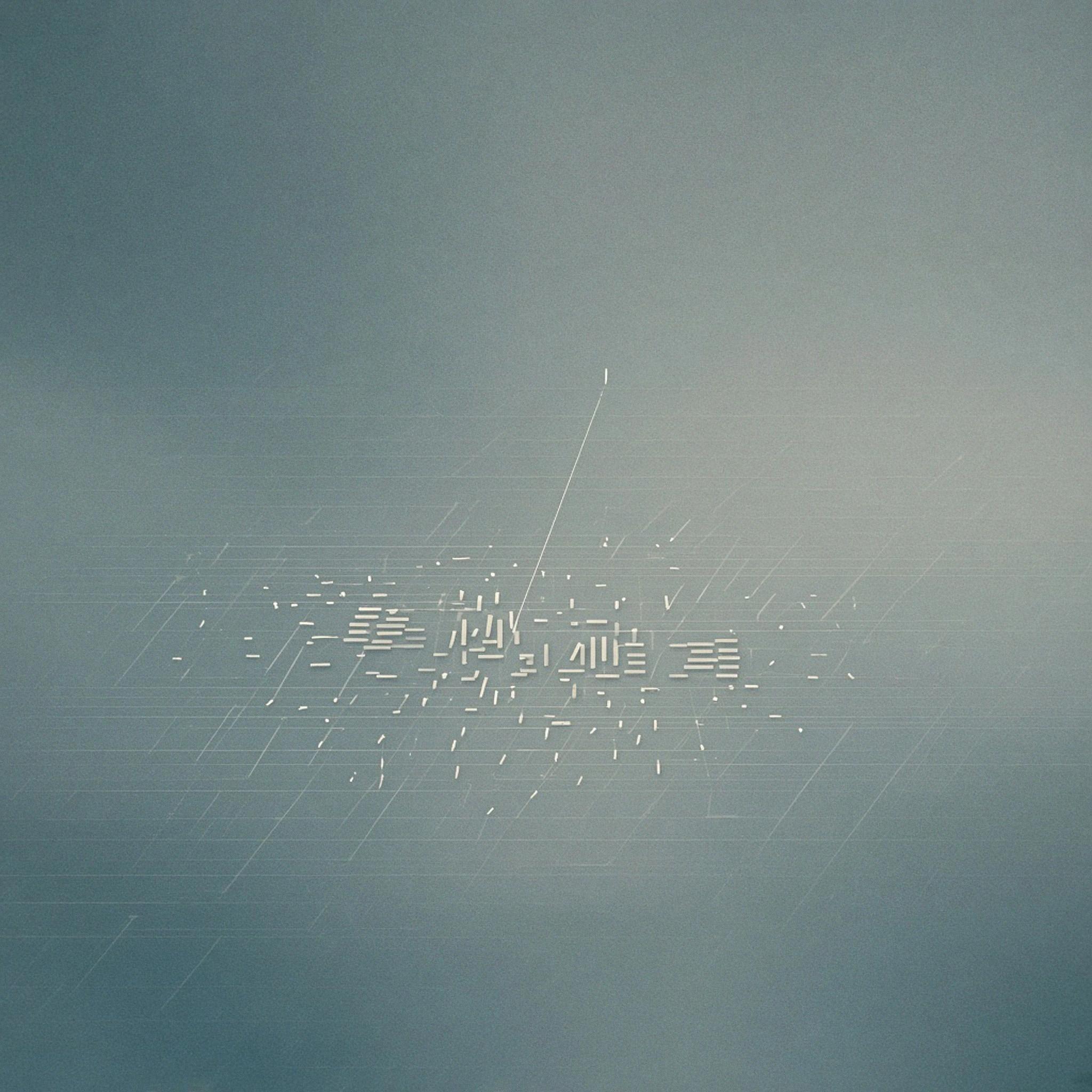 Abstract cover art: many pale strokes on a blue-green ground with four settling into tight groups, one thread linking a group back to a single response.