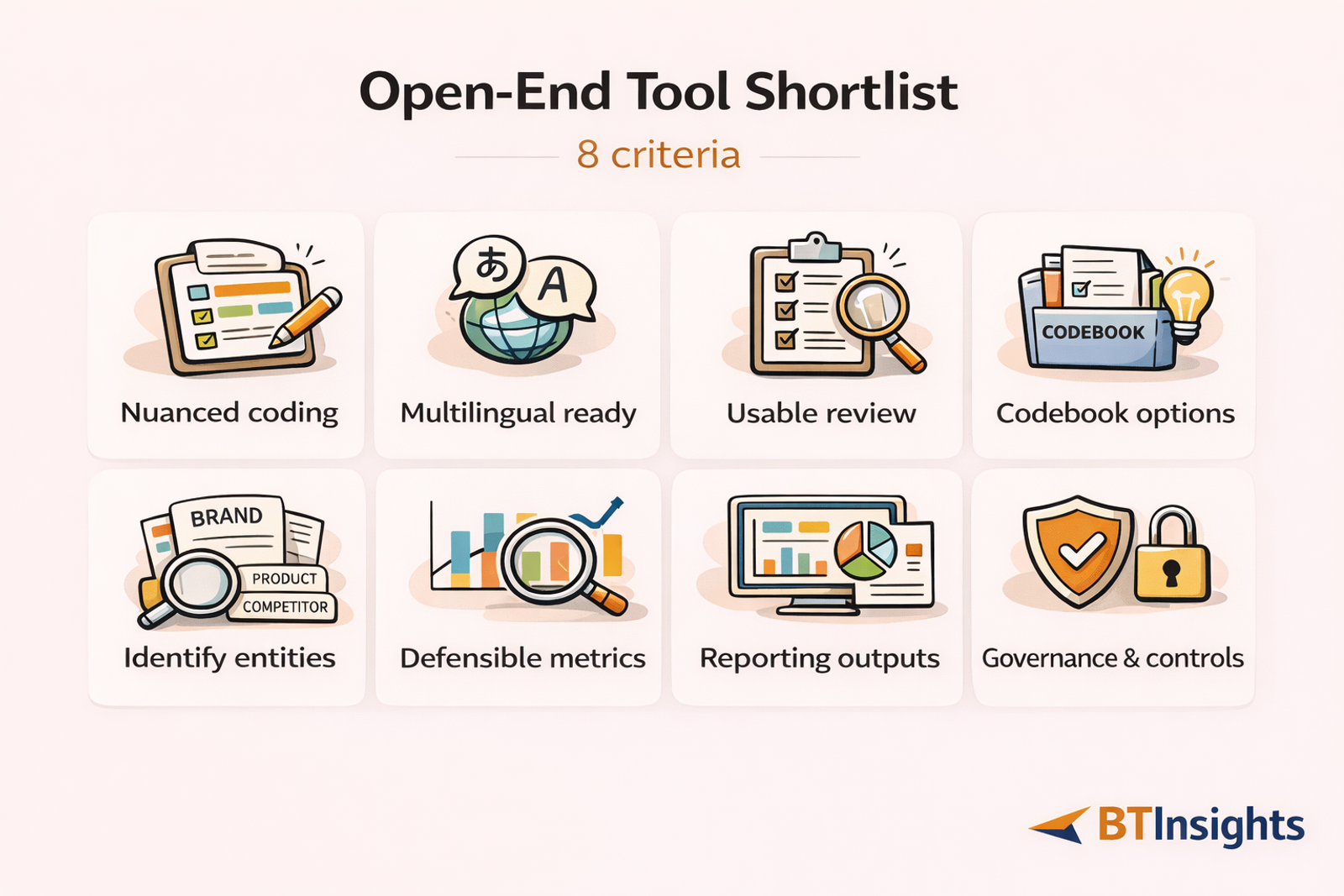 The shortlist criteria: 8 things to look for