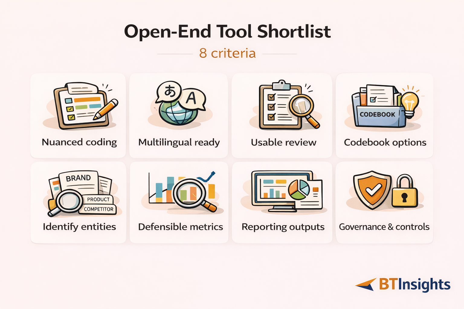 The shortlist criteria: 8 things to look for