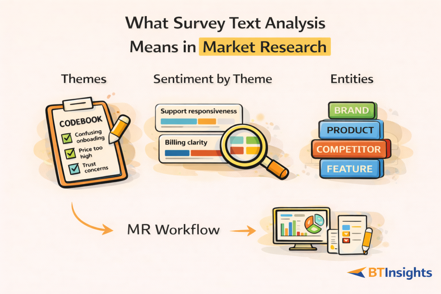 What “survey text analysis” means in market research