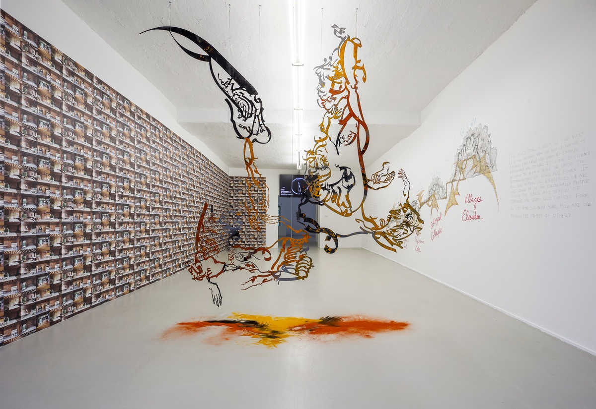 The Lying Body: Only the Futures Revisit the Past exhibition view.