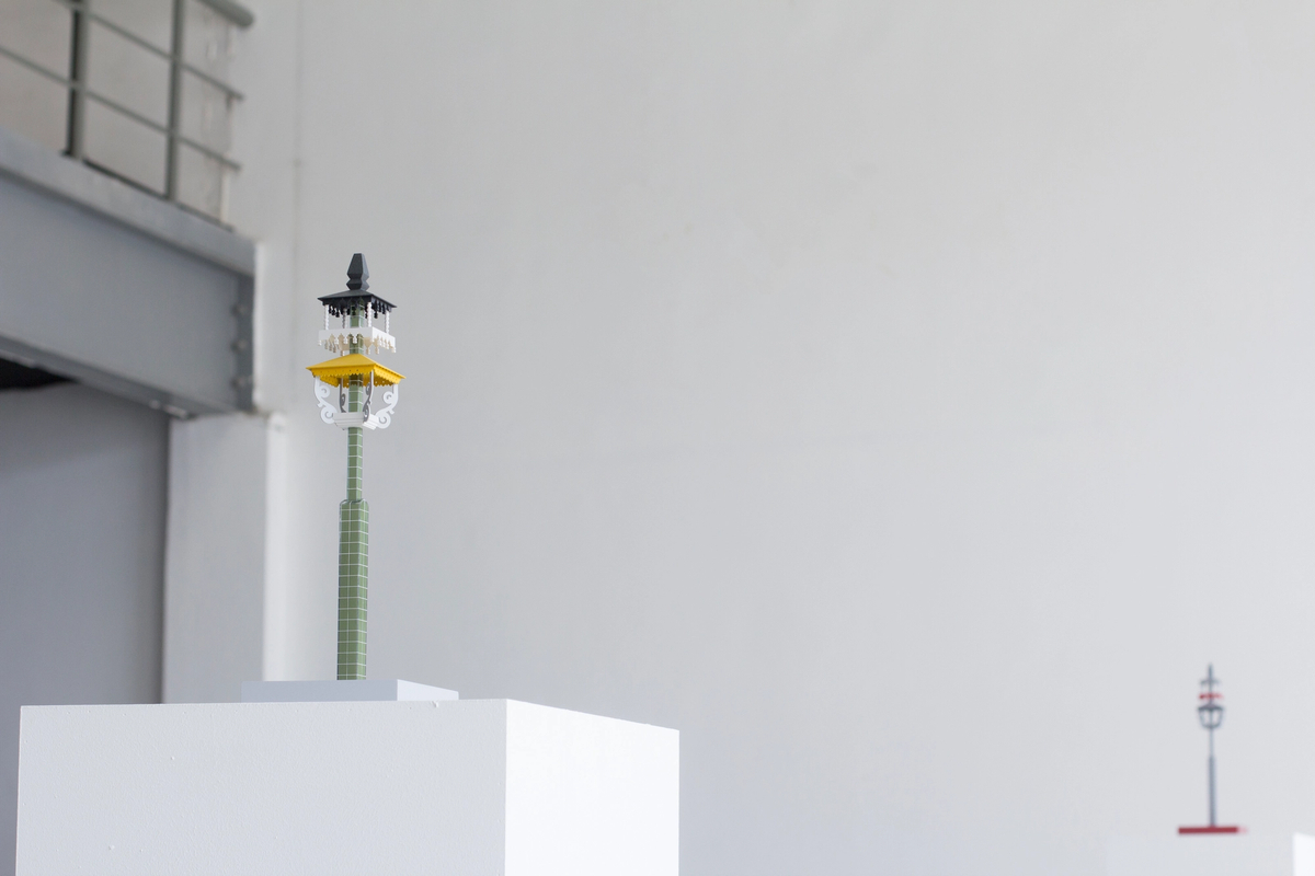 Ghost Feeder (II and III), 2021

Architectural model, acrylic and paint, 15x15x42 cm.