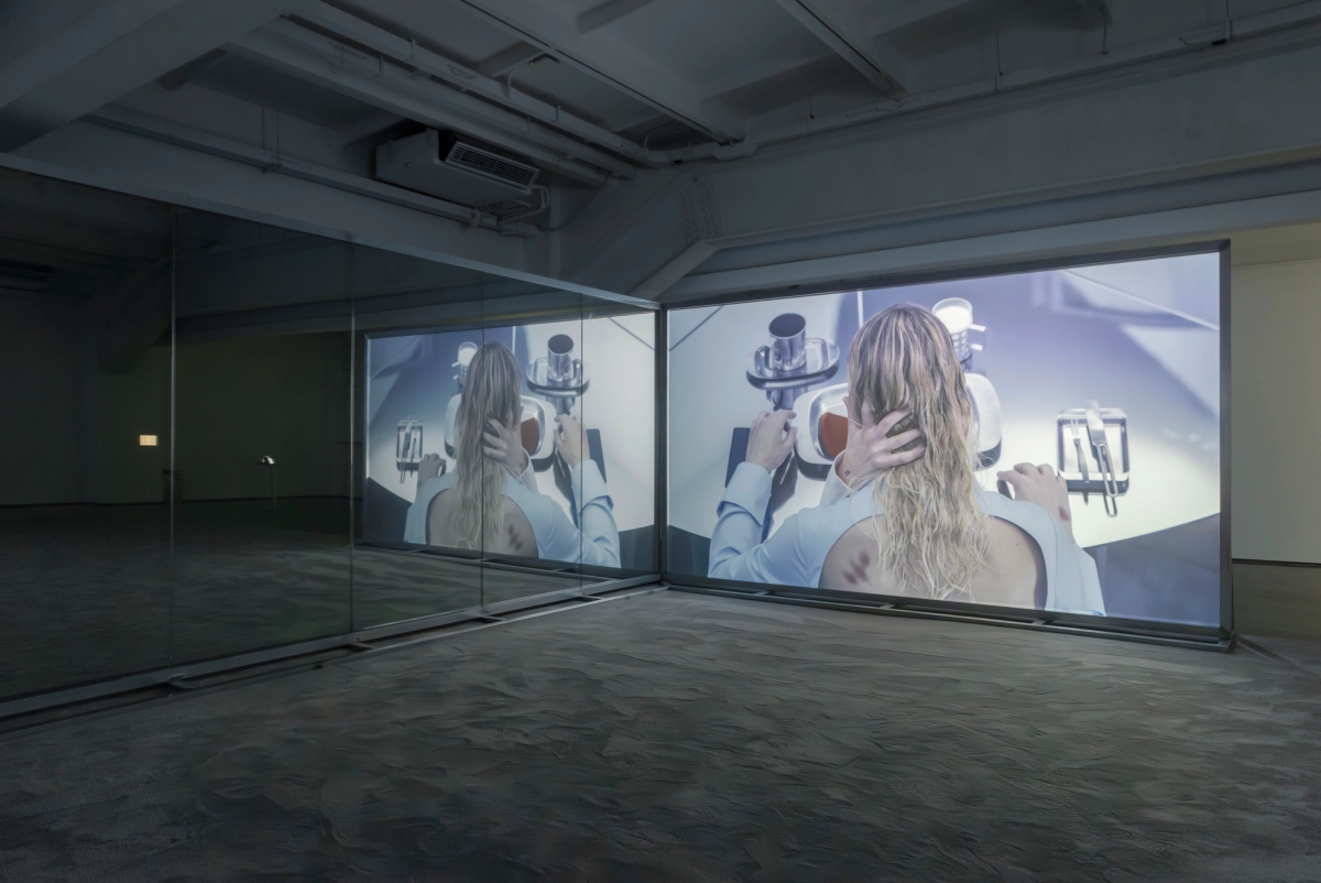 Spit and Image 1, 2025. 4K single-channel video, color, sound, 15 min. Installation view, MACA, 2025. Photo: Yang Hao