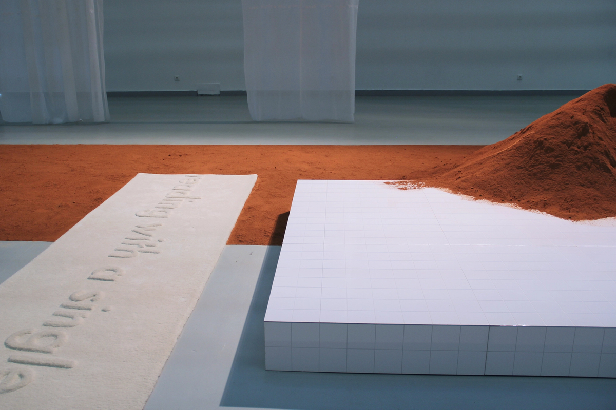 YGRG 14X: reading with a single hand, 2017 [installation view]