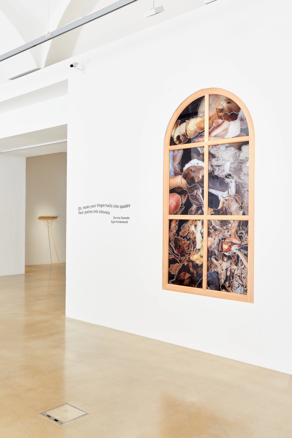 Death by Landscape (Fribourg), 2020 

Digital print on glass, lead, larch wood frame.

Photo: Markus Gradwohl.