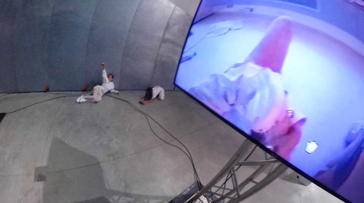 DOROTA GAWĘDA & EGLĖ KULBOKAITĖ, YGRG 159:SULK II,   2018. Performance and video installation.