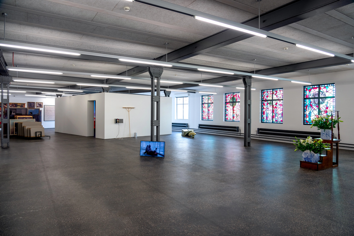  Eat the Museum, installation view, Alte Fabrik, Rapperswil (CH) 2020.

Photo: Niklas Goldbach