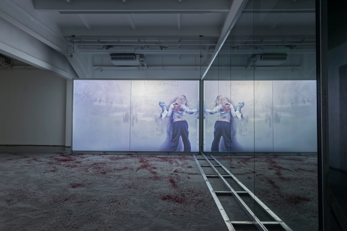 Spit and Image 2, 2025. 4K single-channel video, color, sound, 15 min. Installation view, MACA, 2025. Photo: Yang Hao