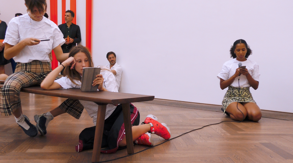 Dorota Gawęda and Egle Kulbokaite, Young Girl Reading Group 145, 2017